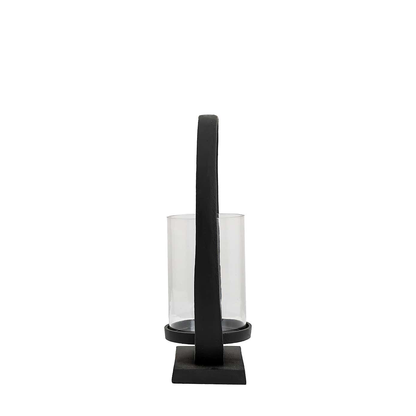 Saline Lantern Black 33cm