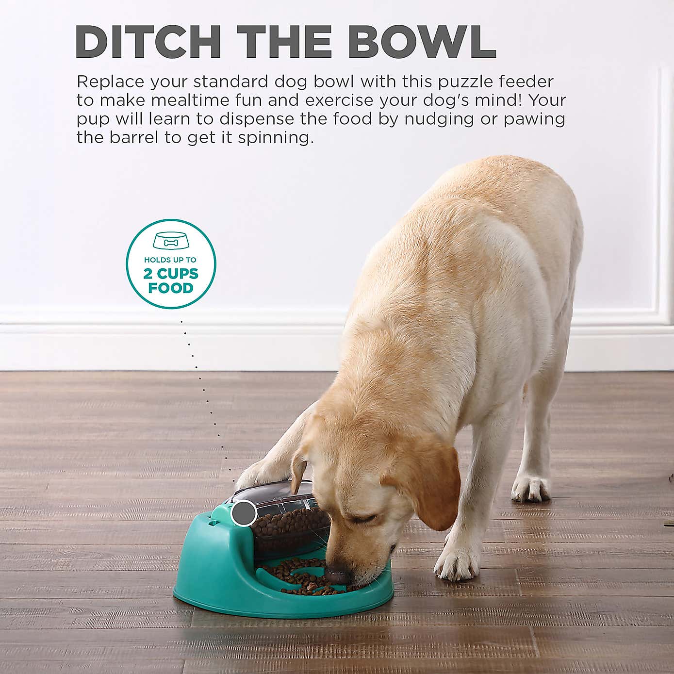 Rosewood Spin n Eat Pet Bowl