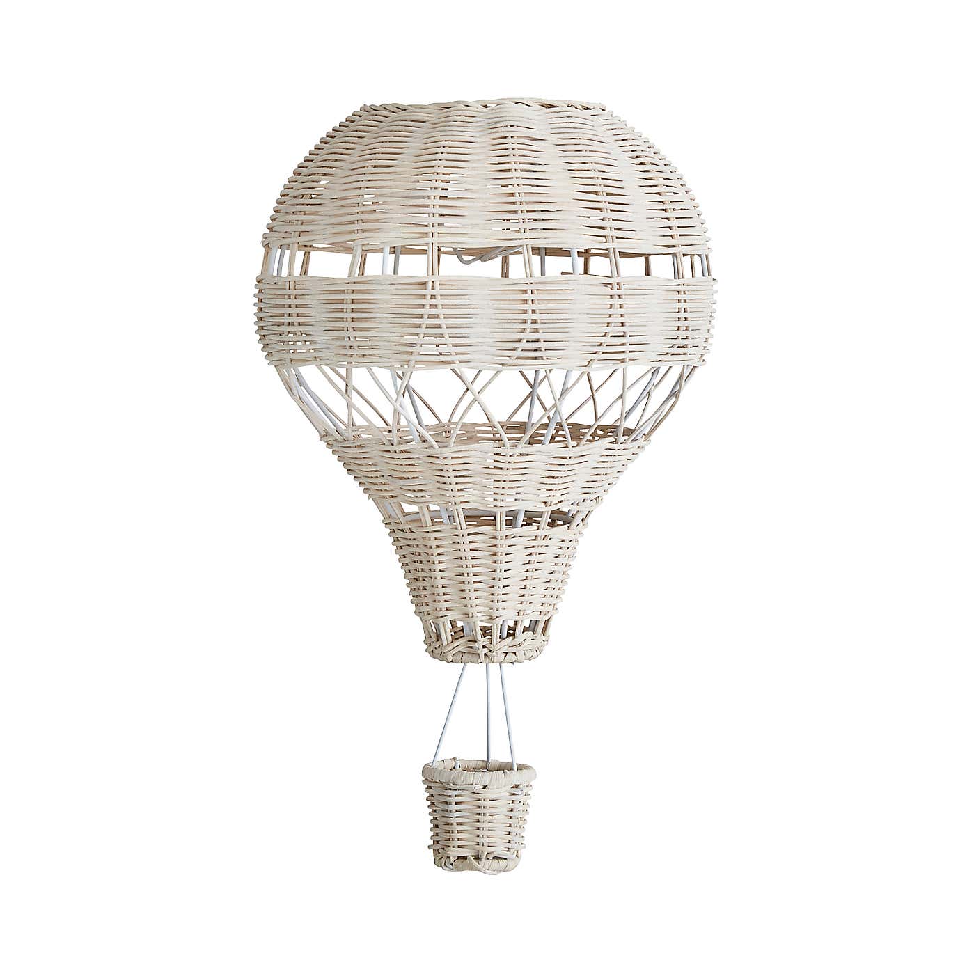 Hot Air Balloon Rattan Easy Fit Pendant Shade