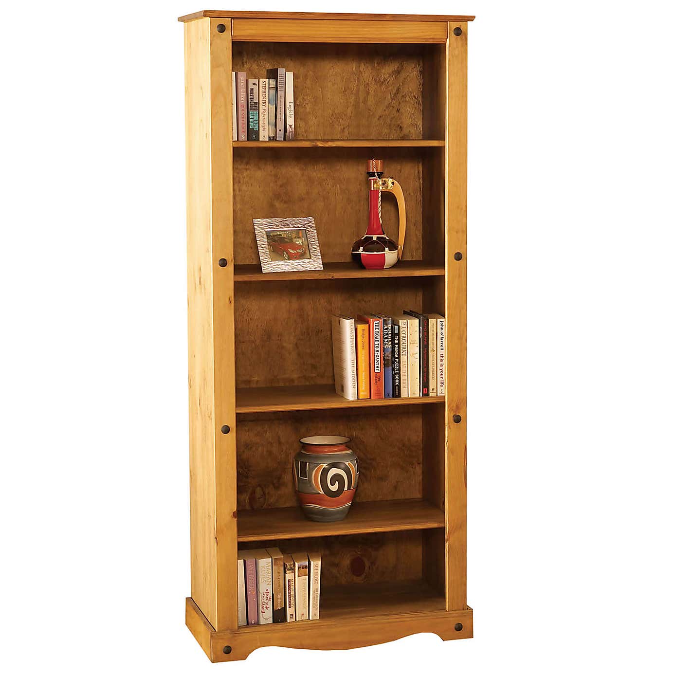 Corona Pine Tall Bookcase