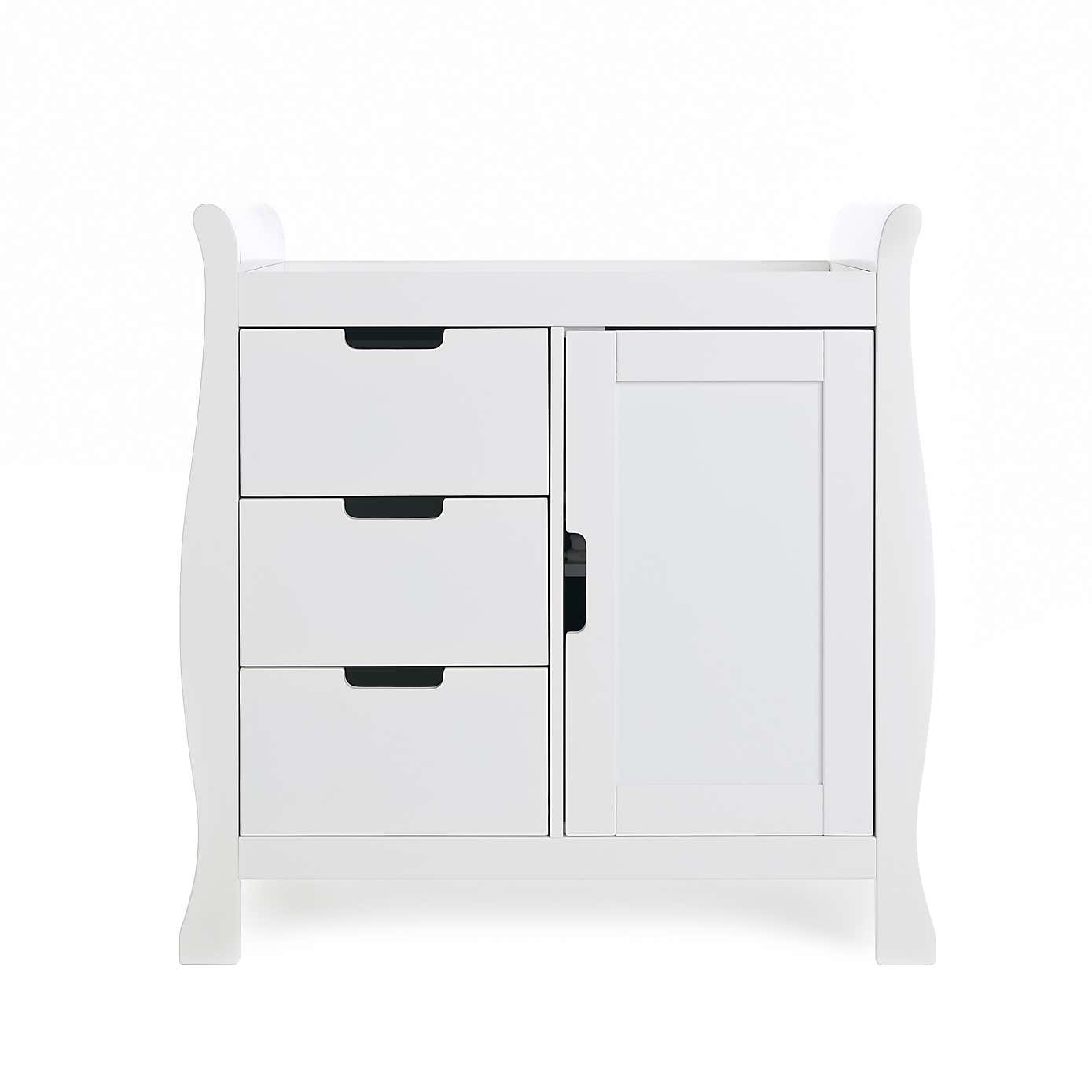 OBaby Stamford Classic 2 Piece Nursery Room Set, White