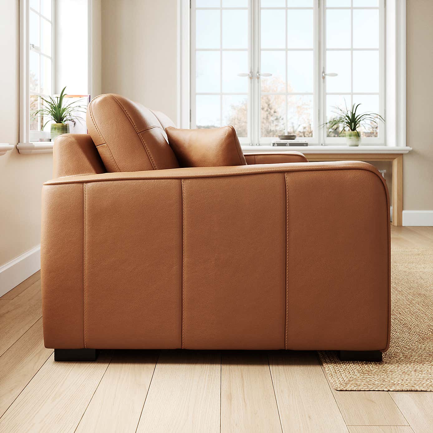 Carson Classic Leather 2 Seater Sofa