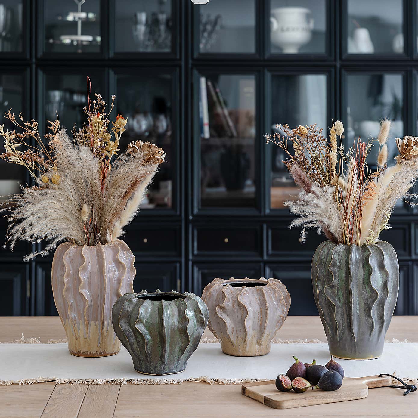 Scarlet Coral Reef Ceramic Vase