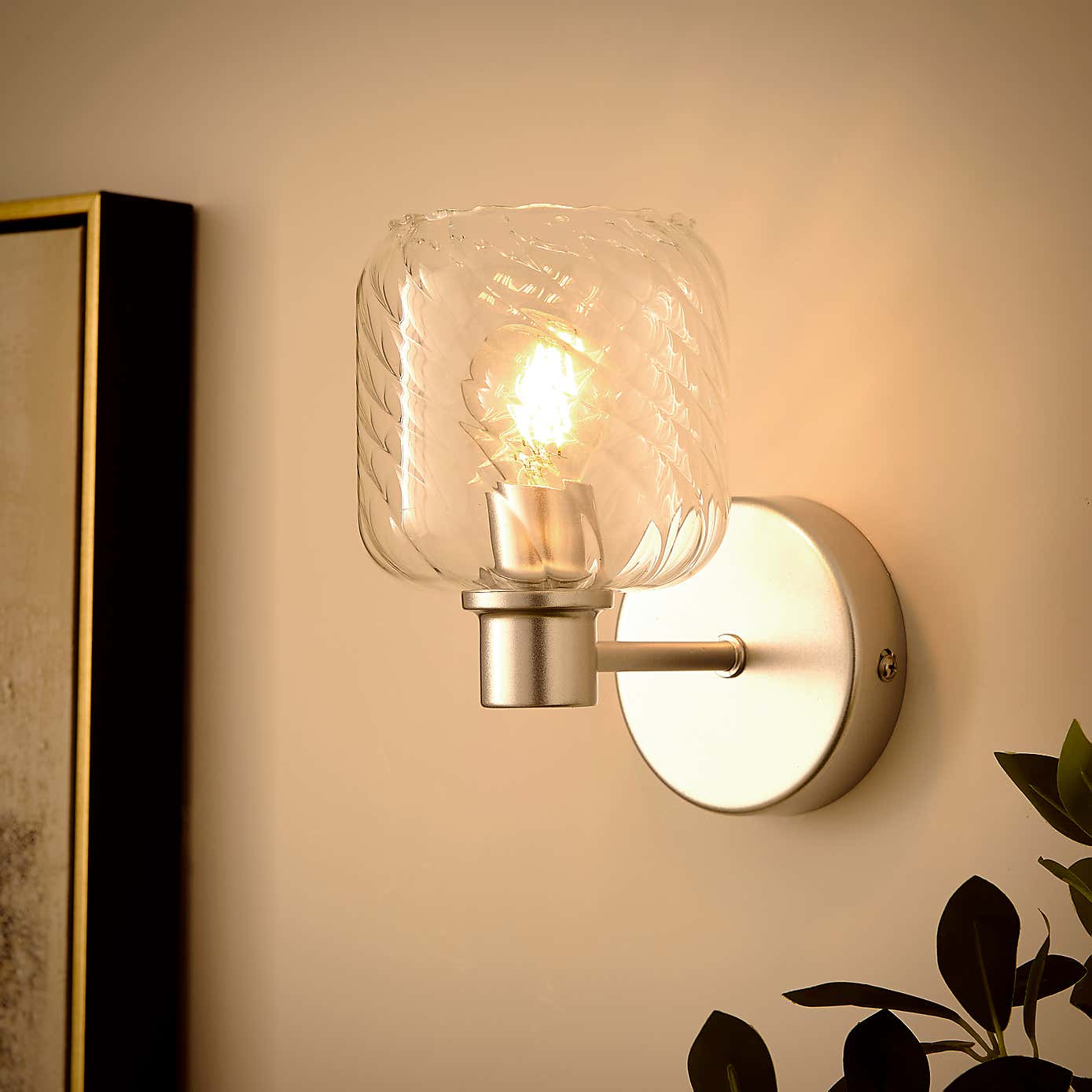 Erika Ribbed Wall Light