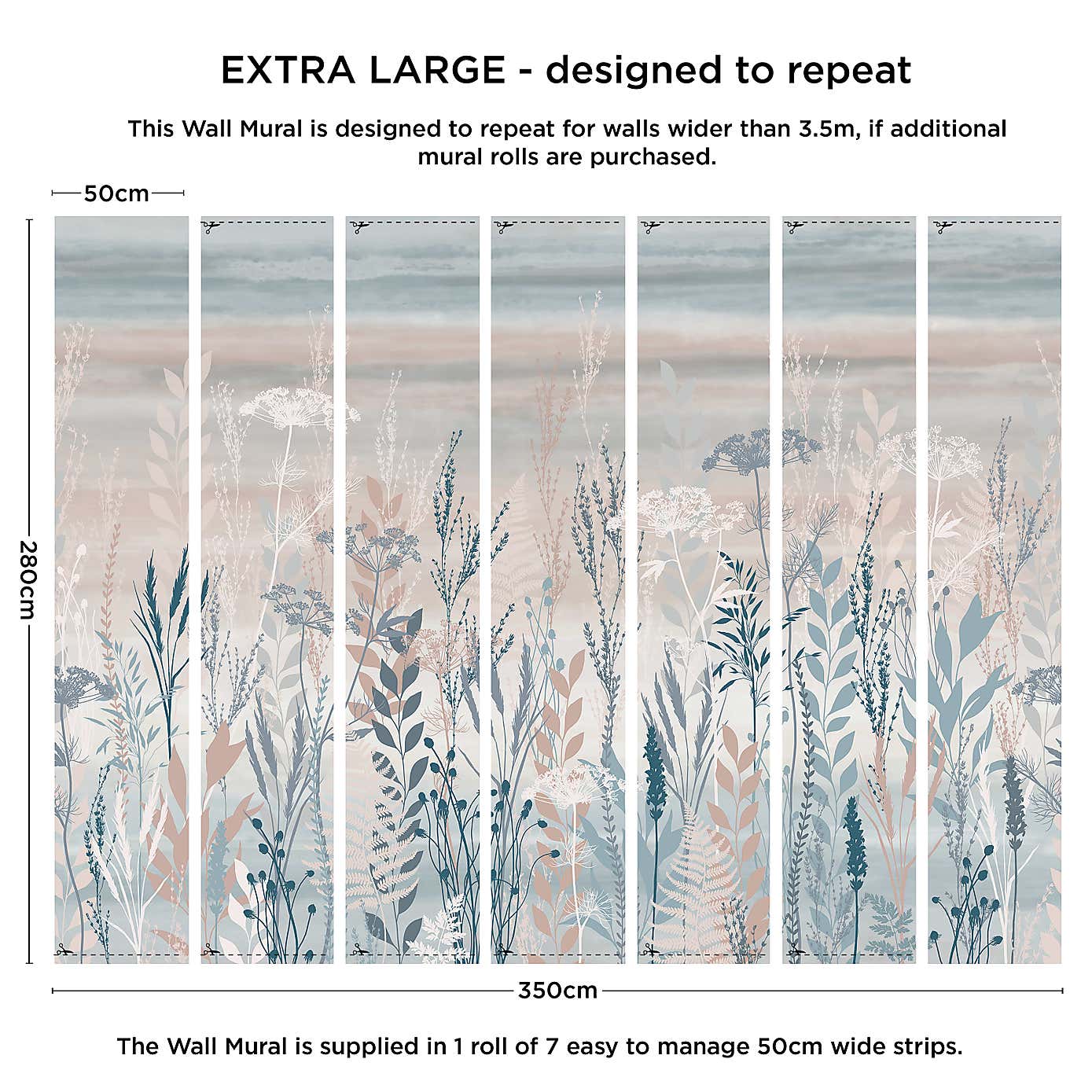 Meadow Grasses Mural