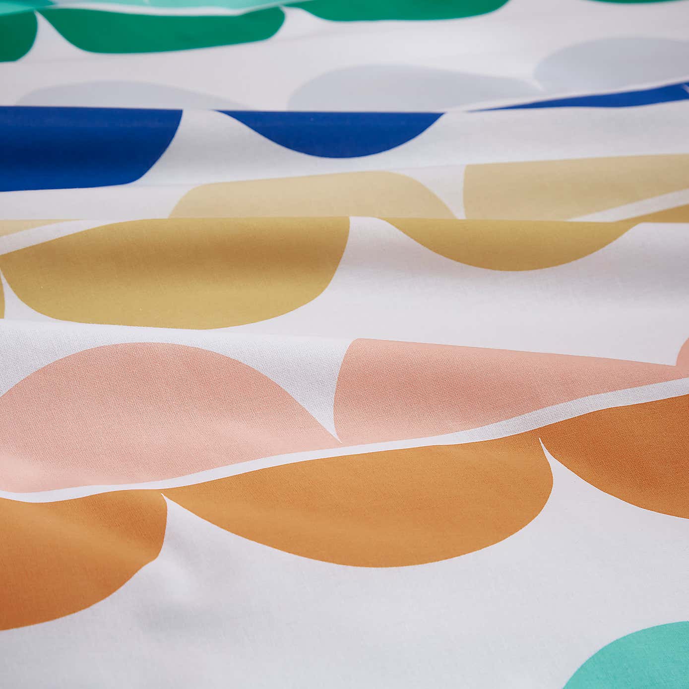 Elements Fallon Multicoloured Cotton Duvet Cover and Pillowcase Set