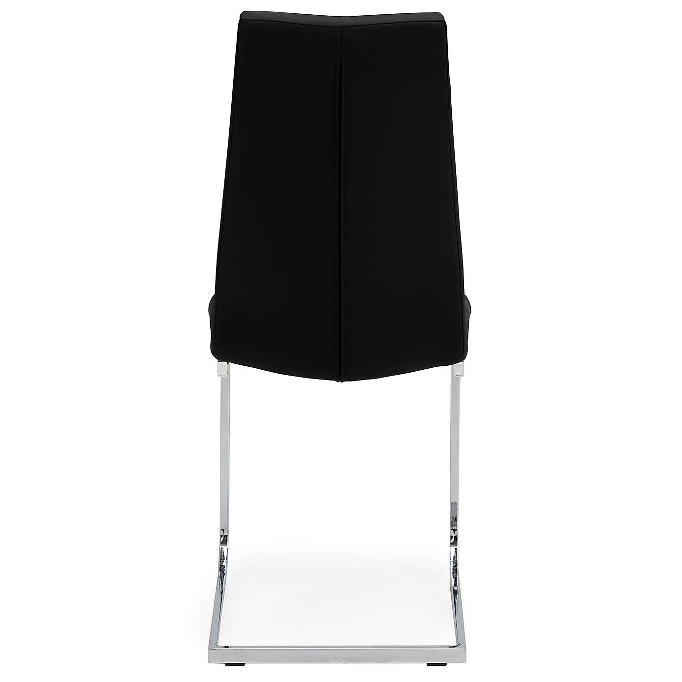 Set of 2 Jamison Dining Chairs, Faux Leather