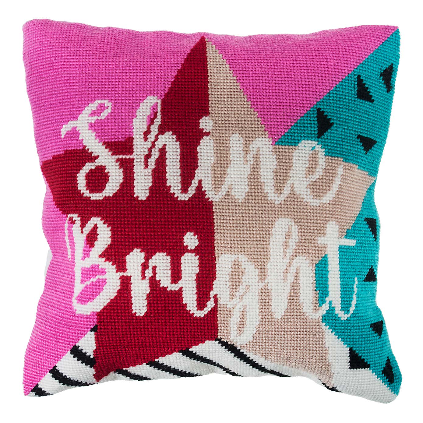 Shine Bright Half Stitch Cushion Kit