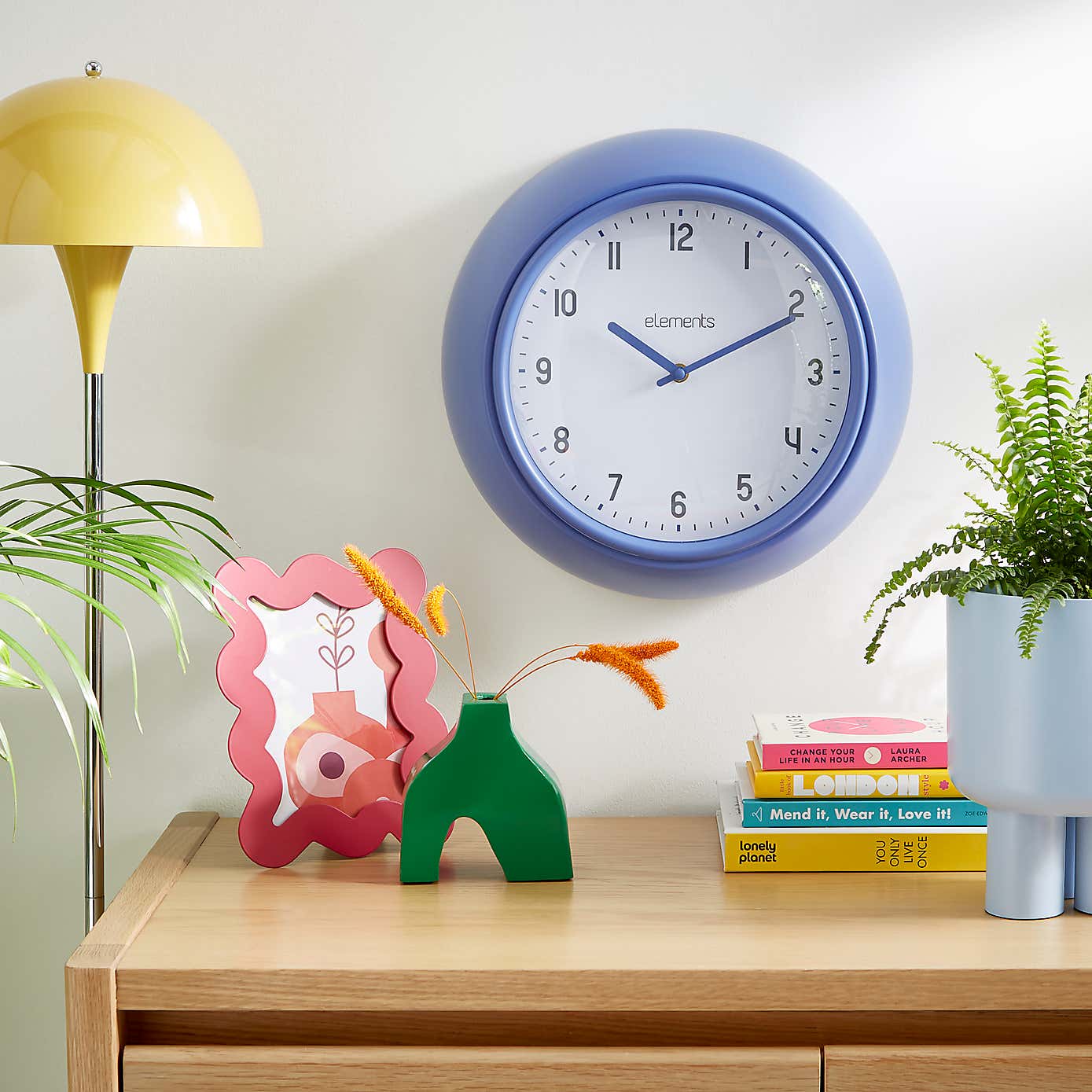 Elements Fletcher Wall Clock