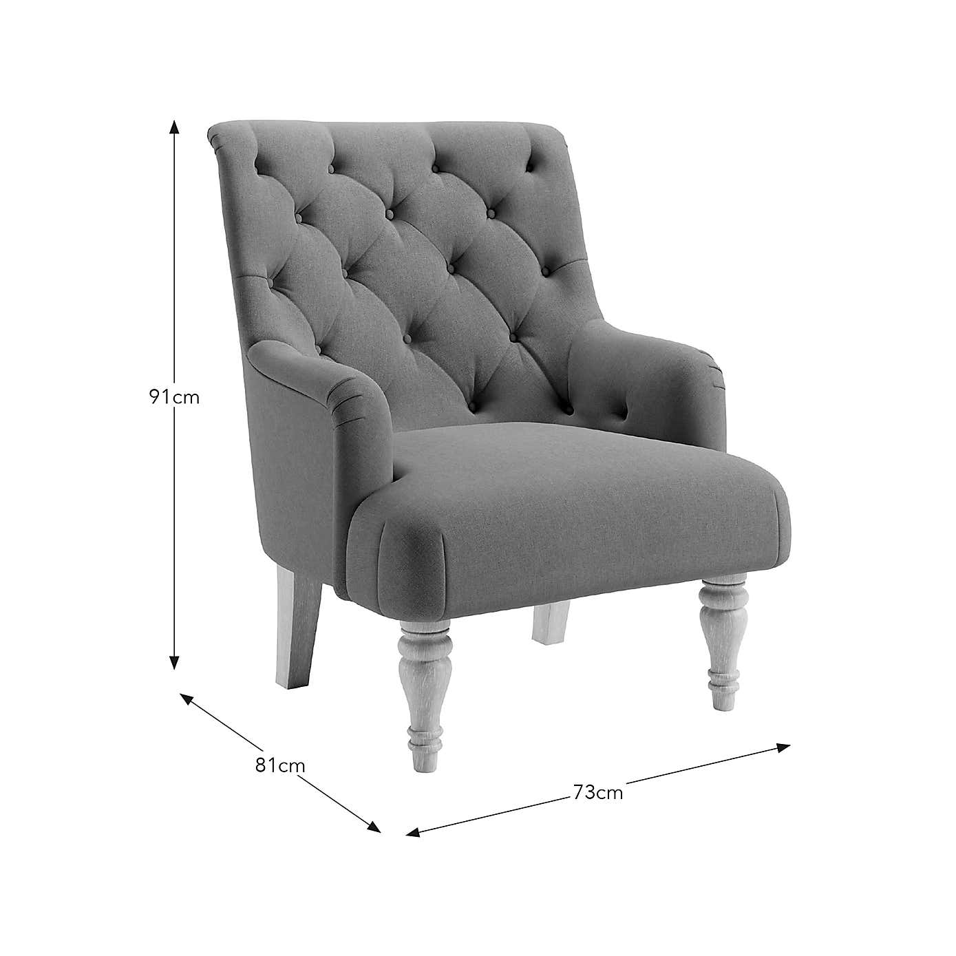 Arianna Button Back Accent Chair