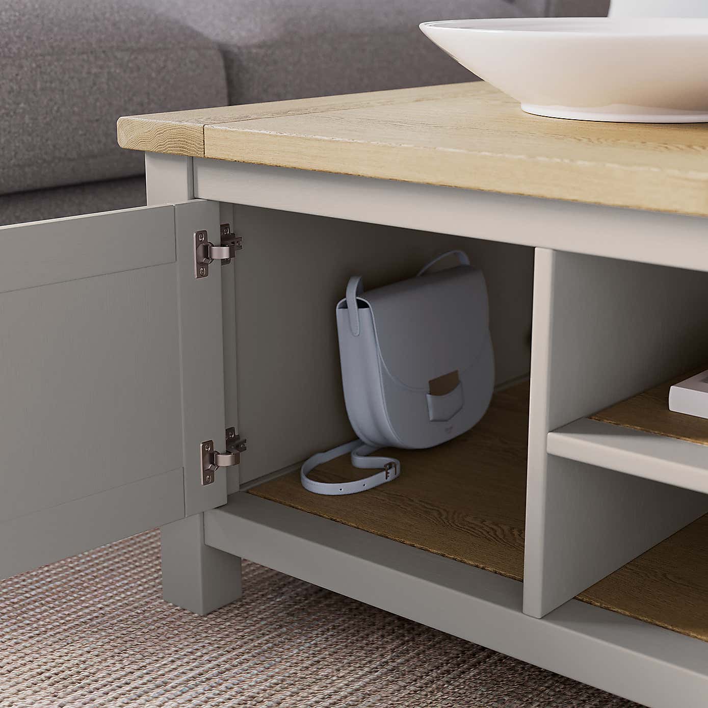 Olney Storage Coffee Table Stone