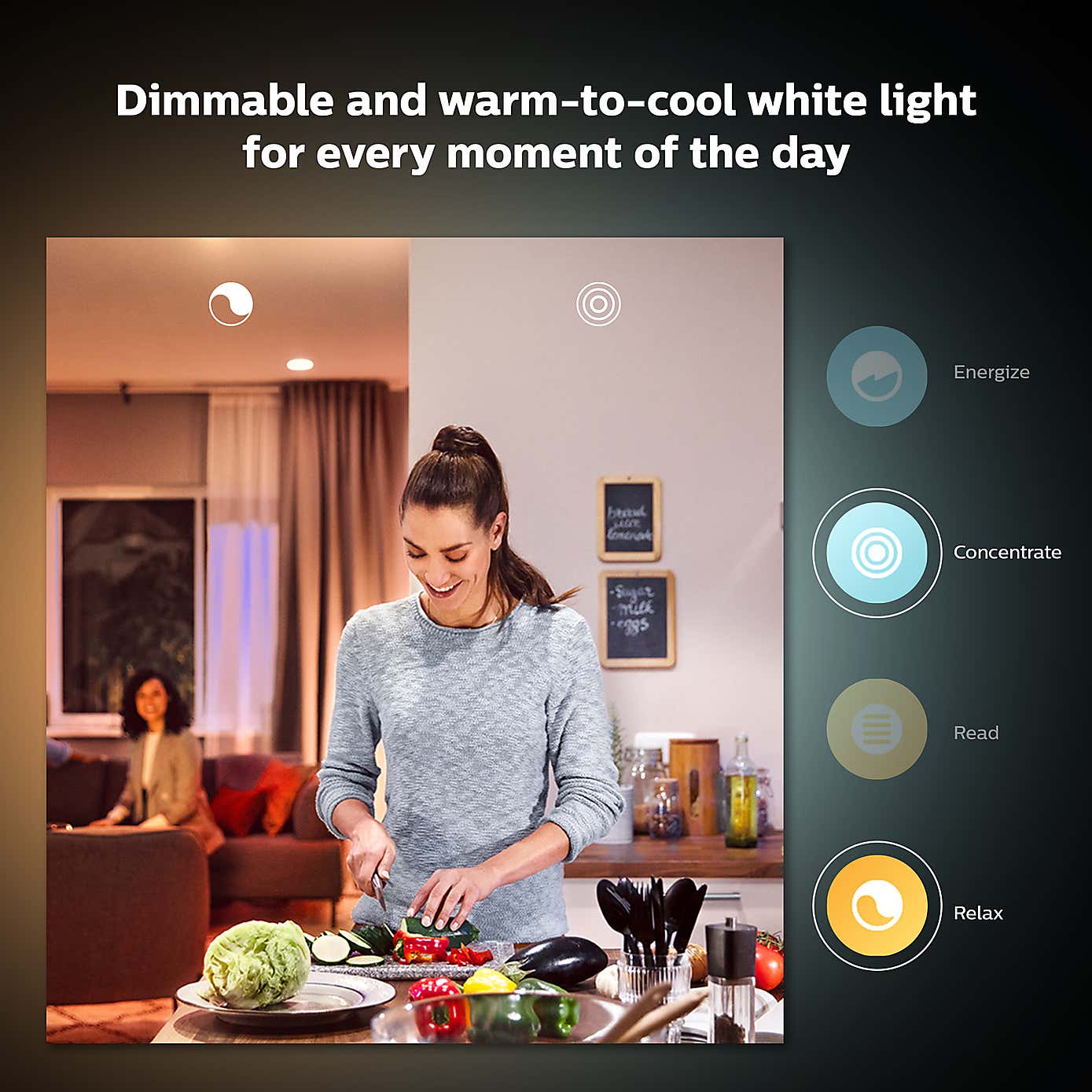 Philips HUE Smart 6 Watt ES LED Dimmable GLS Bulb 2 Pack