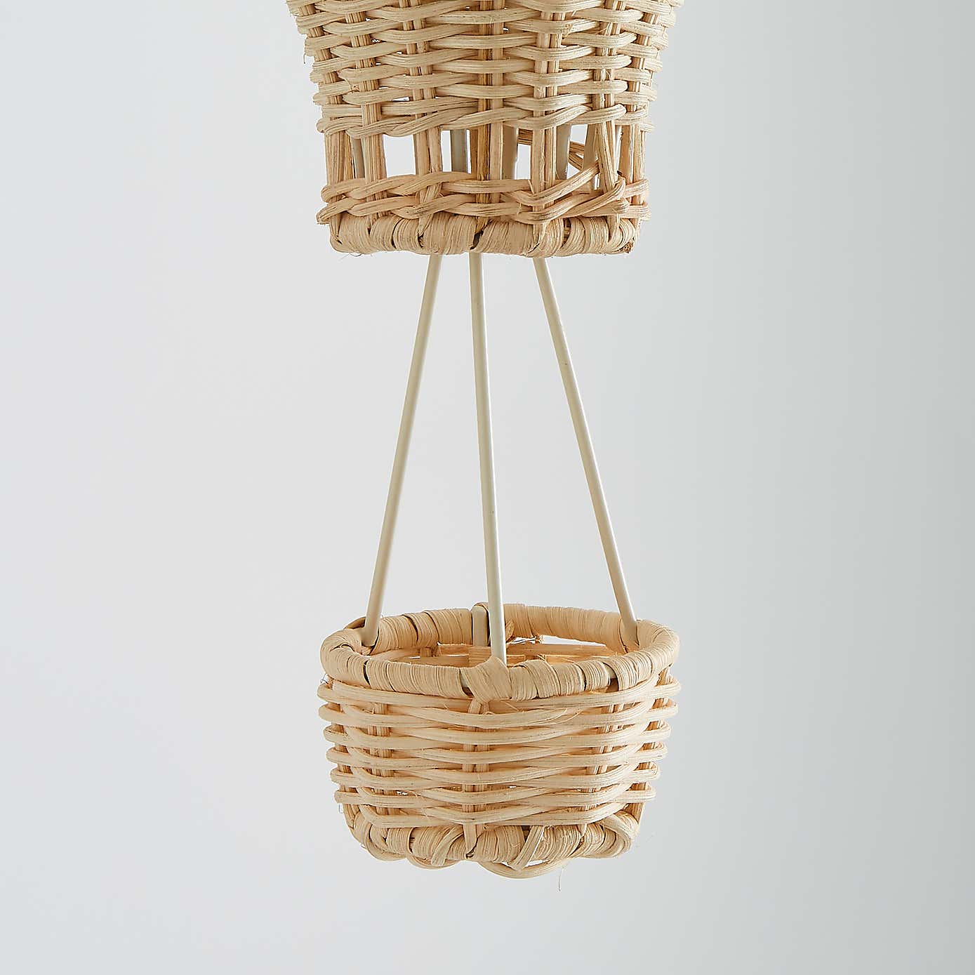 Hot Air Balloon Rattan Easy Fit Pendant Shade