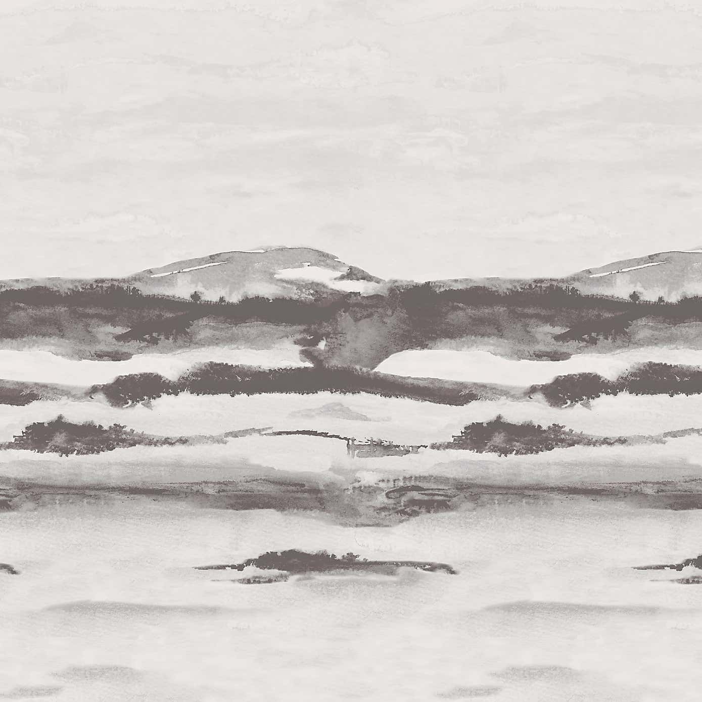 Landscape Blue Mural Wallpaper