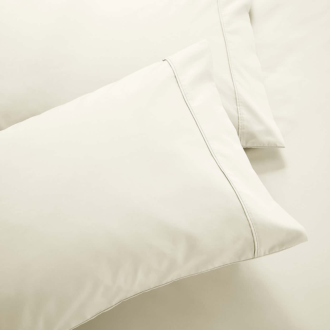 Dorma Egyptian Cotton 400 Thread Count Percale Housewife Pillowcase
