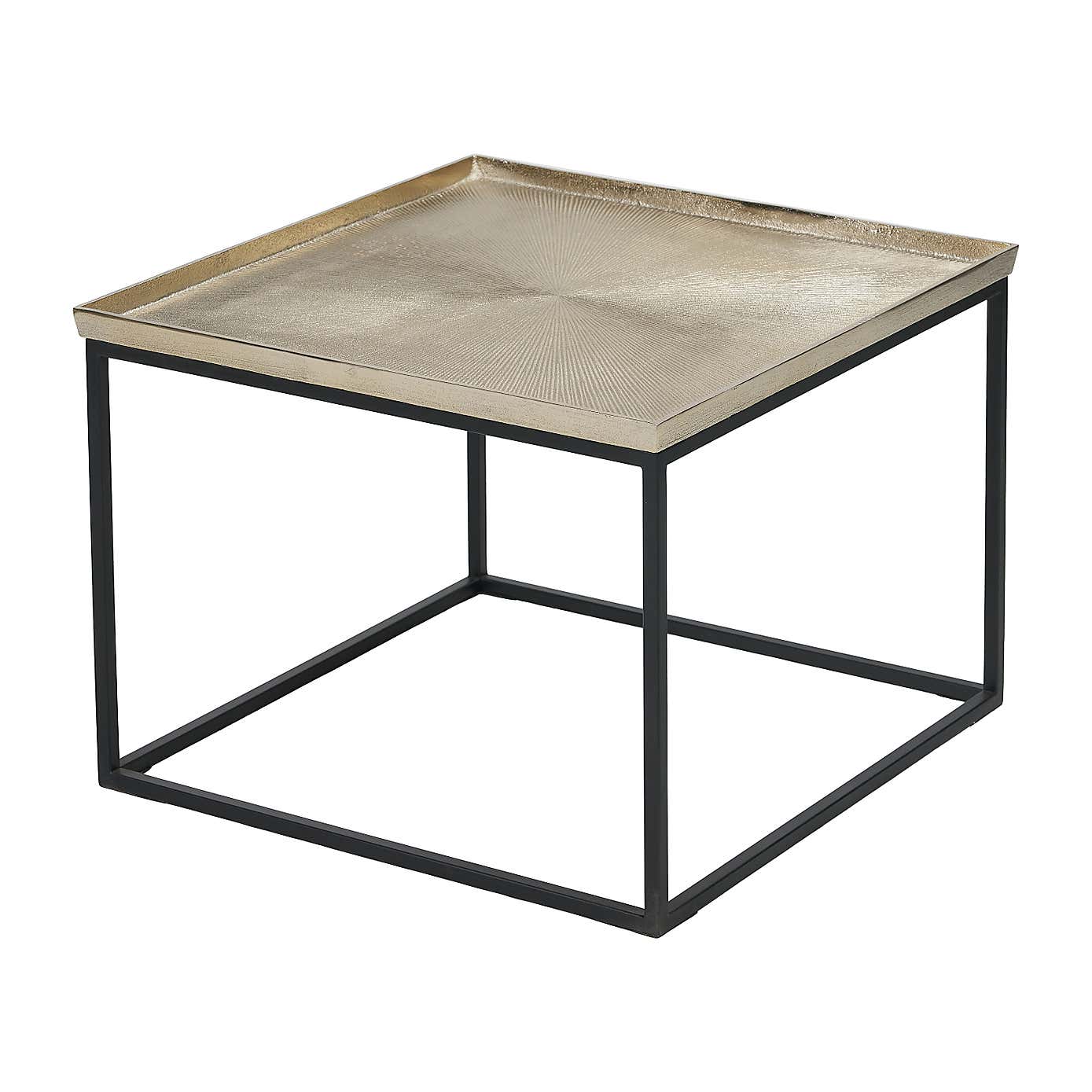 Franklin Coffee Table, Gold Cast