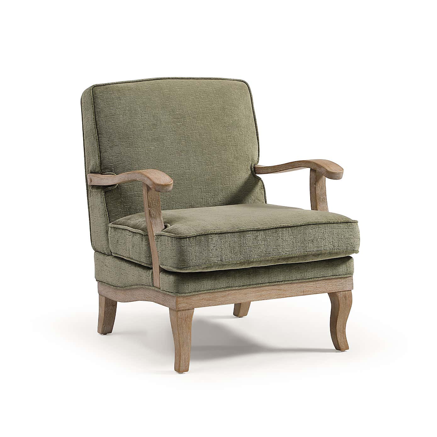Esme Distressed Chenille Occasional Chair