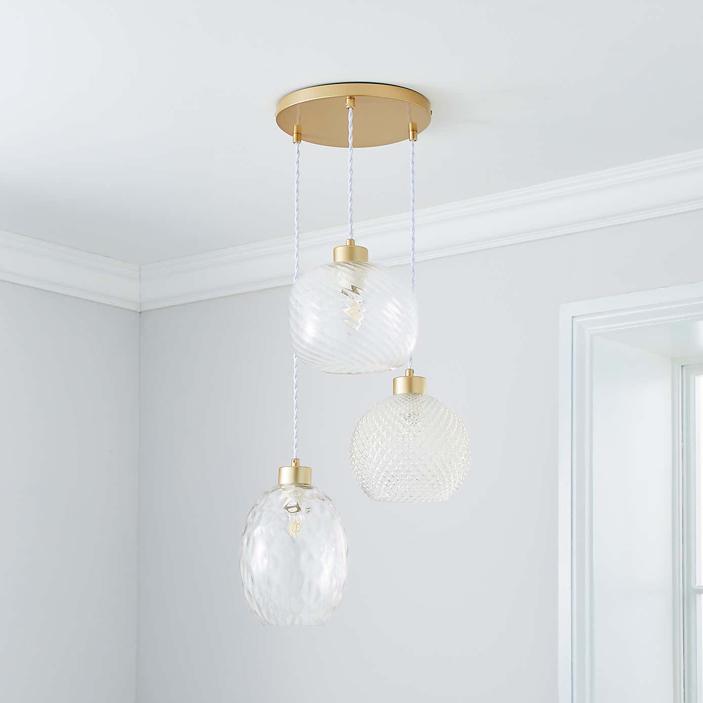 Elodie 3 Light Cluster Ceiling Fitting