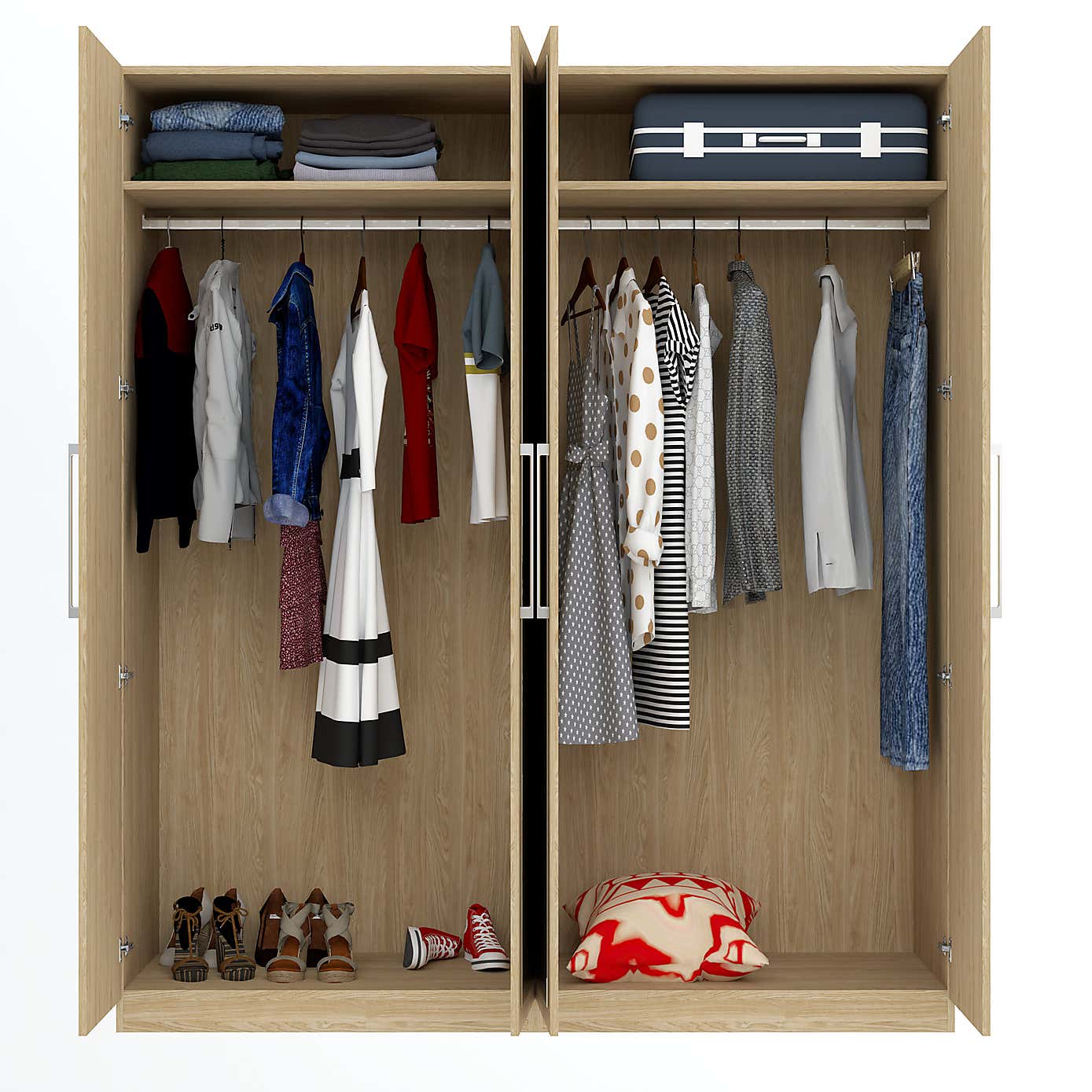 Foster 4 Door Wardrobe