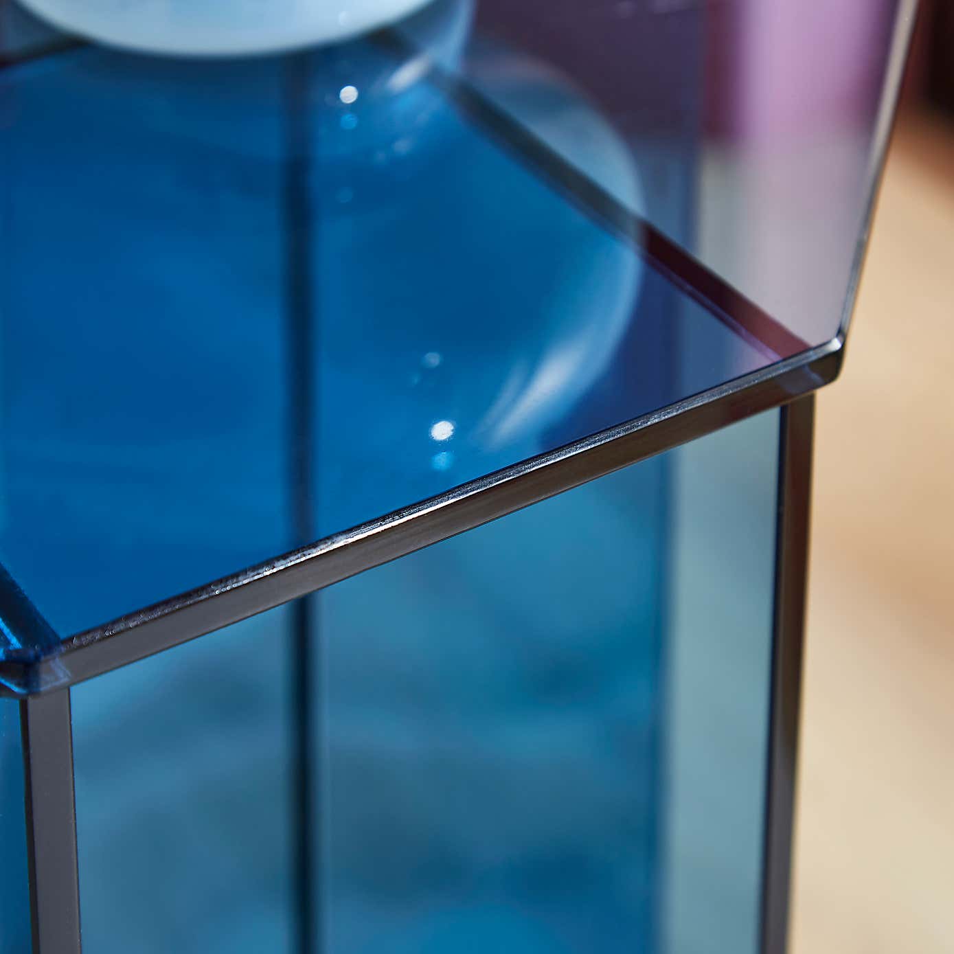 Elements Bowden Glass Side Table