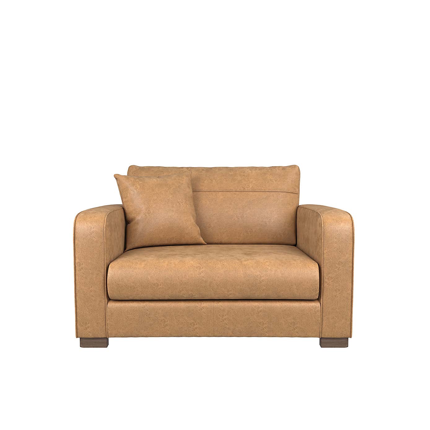 Carson Faux Leather Snuggle Chair