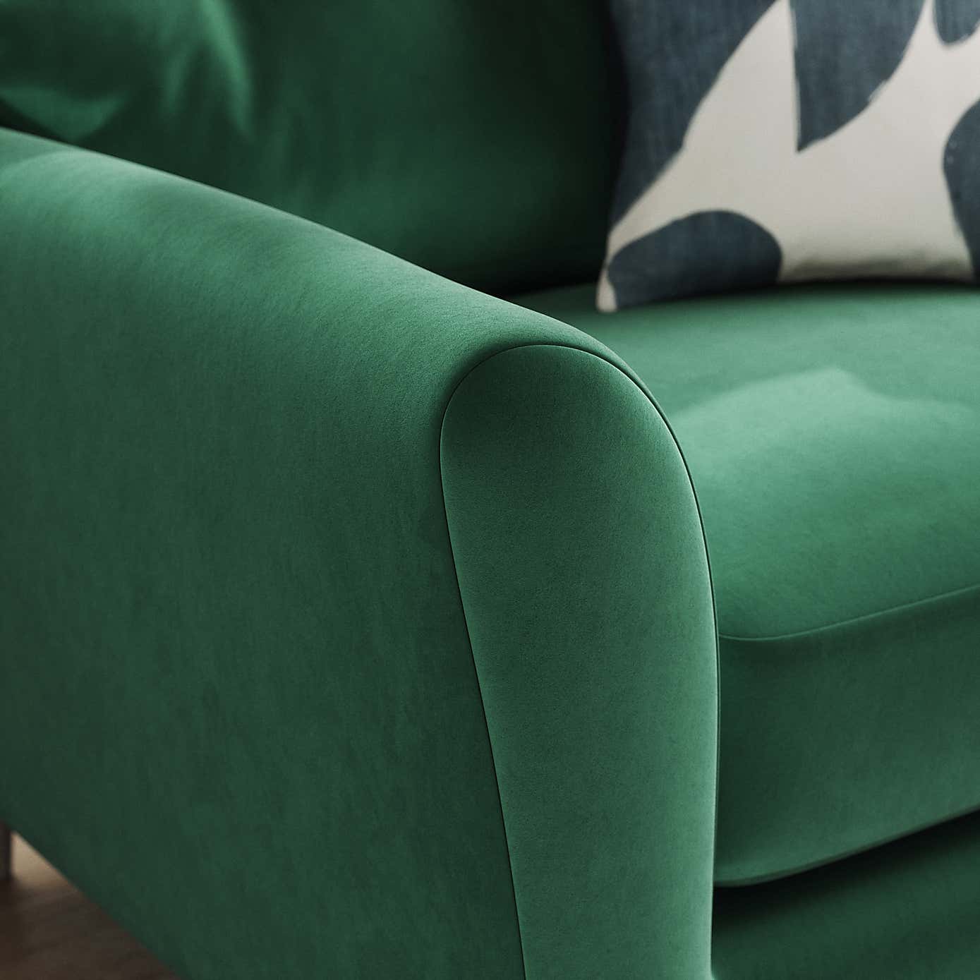 Sven Opulent Velvet Snuggle Chair