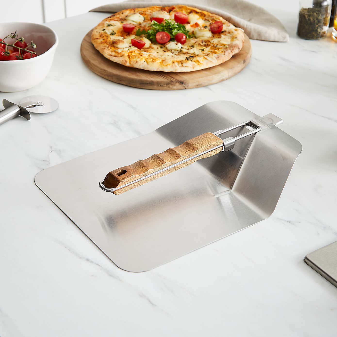 Metal Pizza Paddle