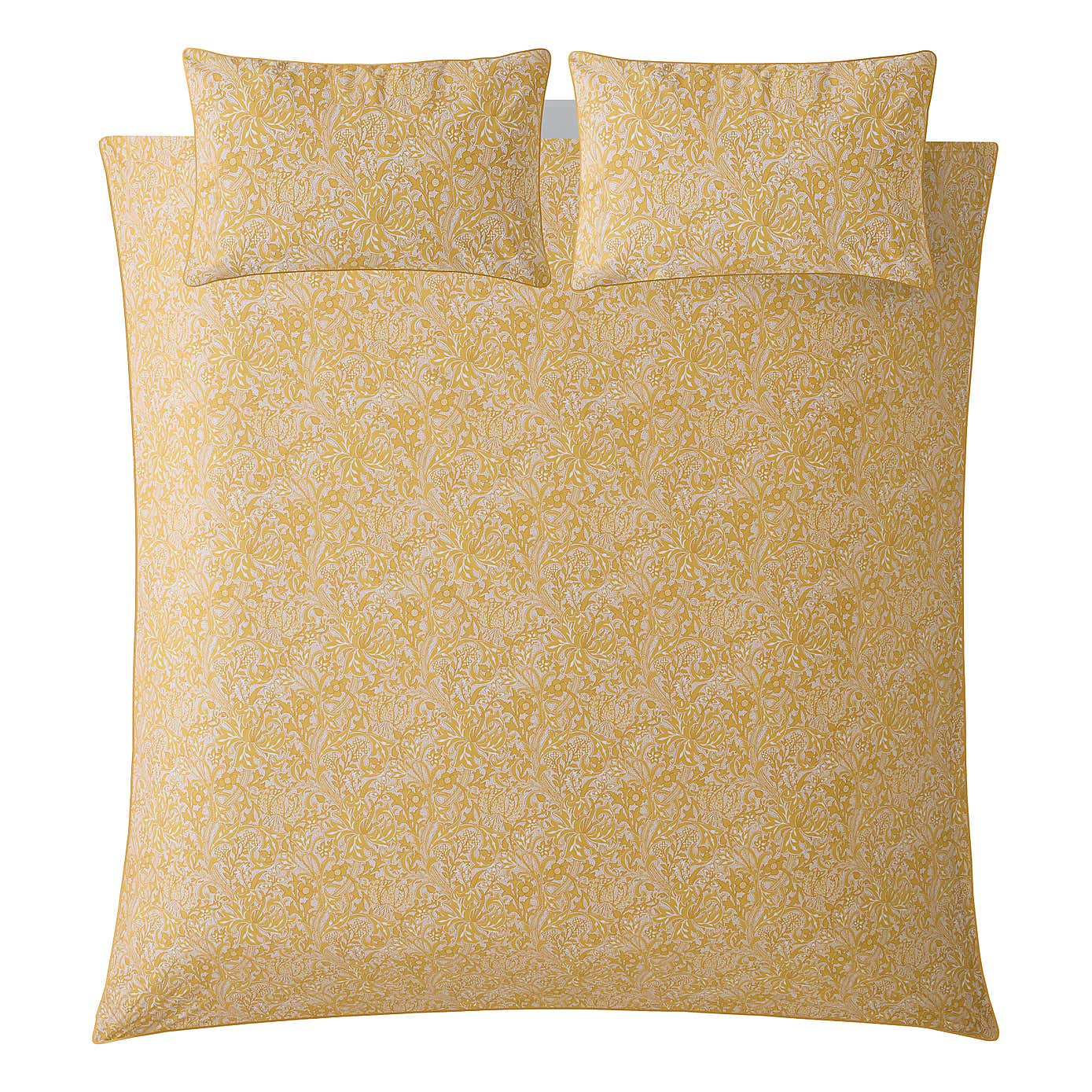 William Morris Golden Lily 100% Cotton Duvet Cover and Pillowcase Set