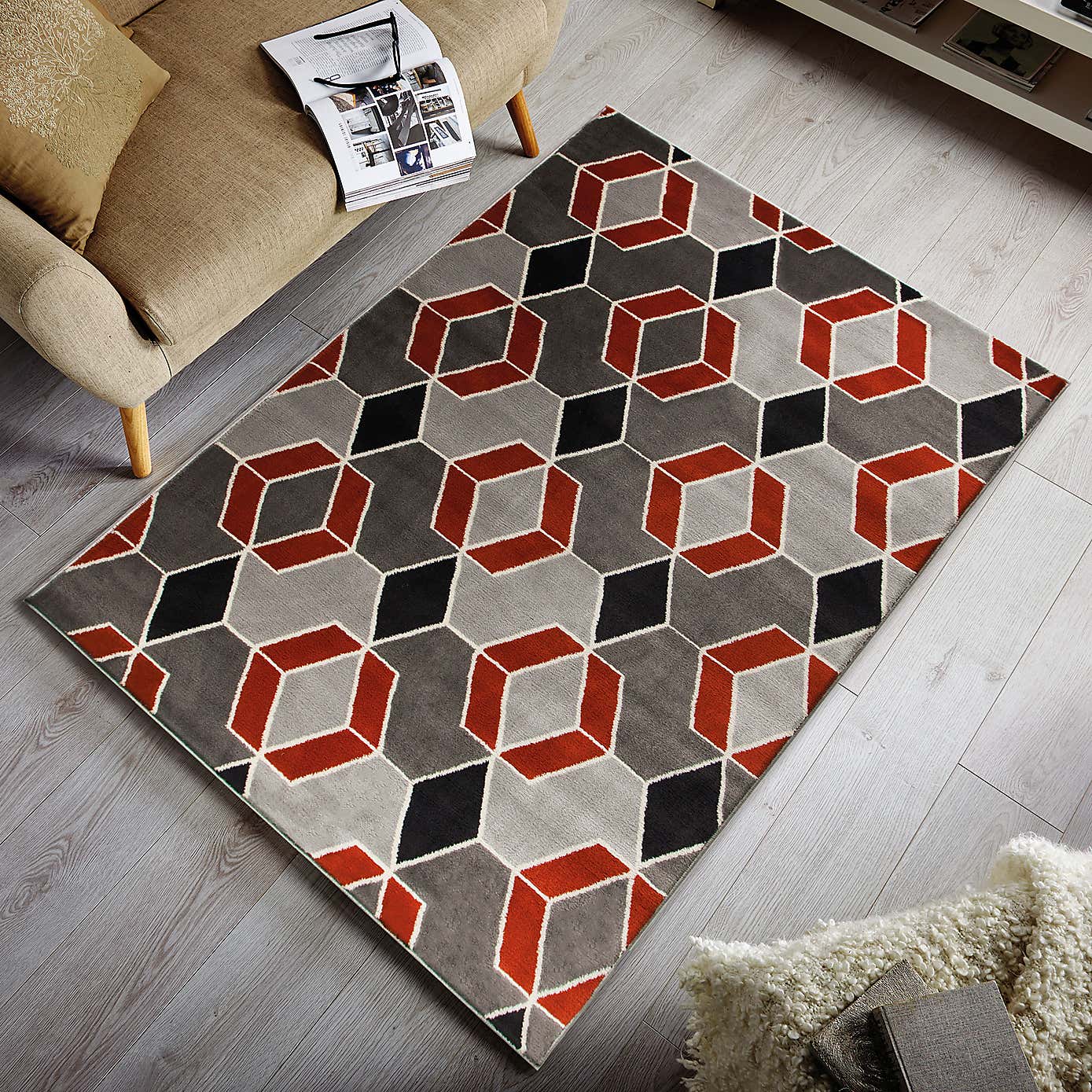 Cocktail Maitai Geometric Rug