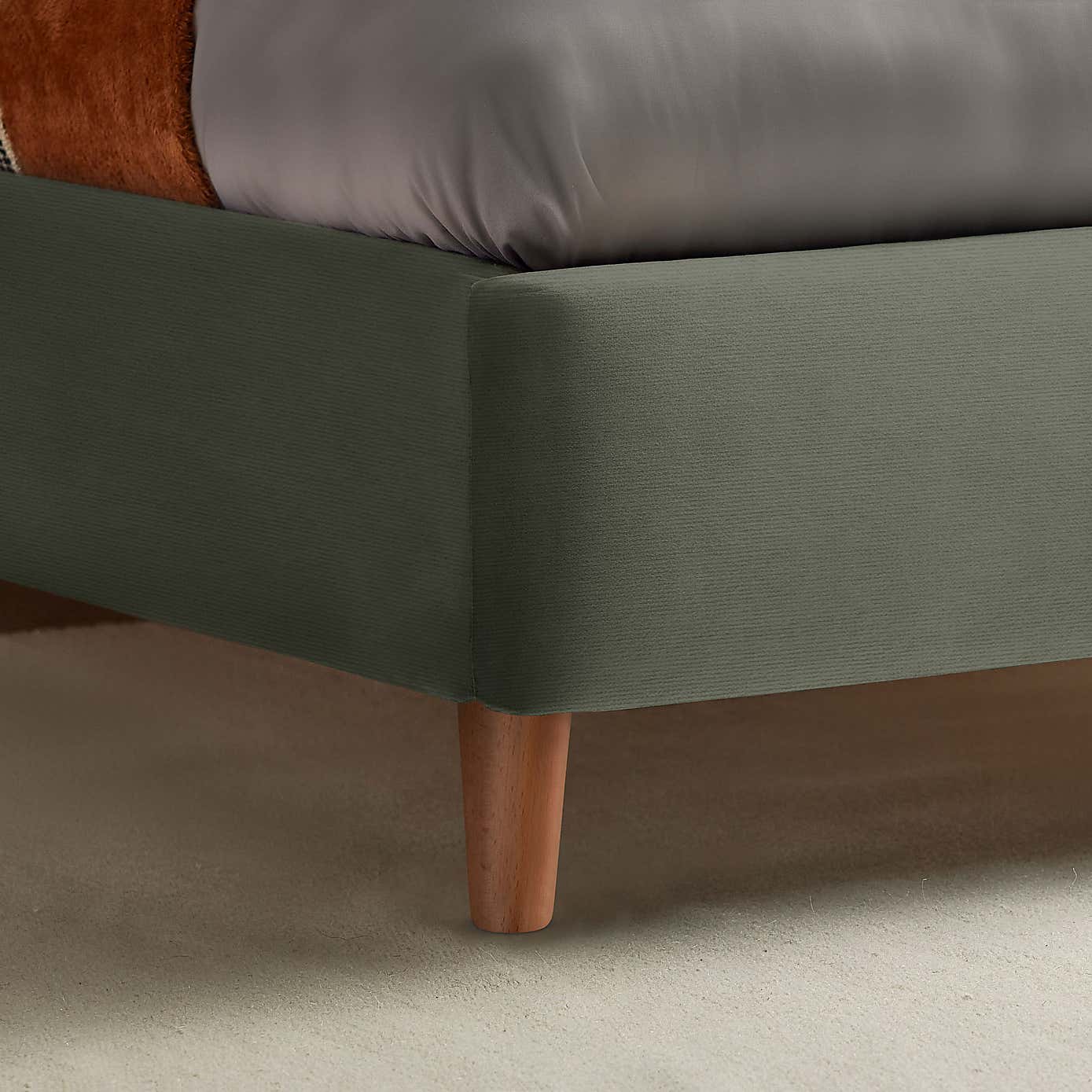 Silentnight Fara Bed Frame, Velvet