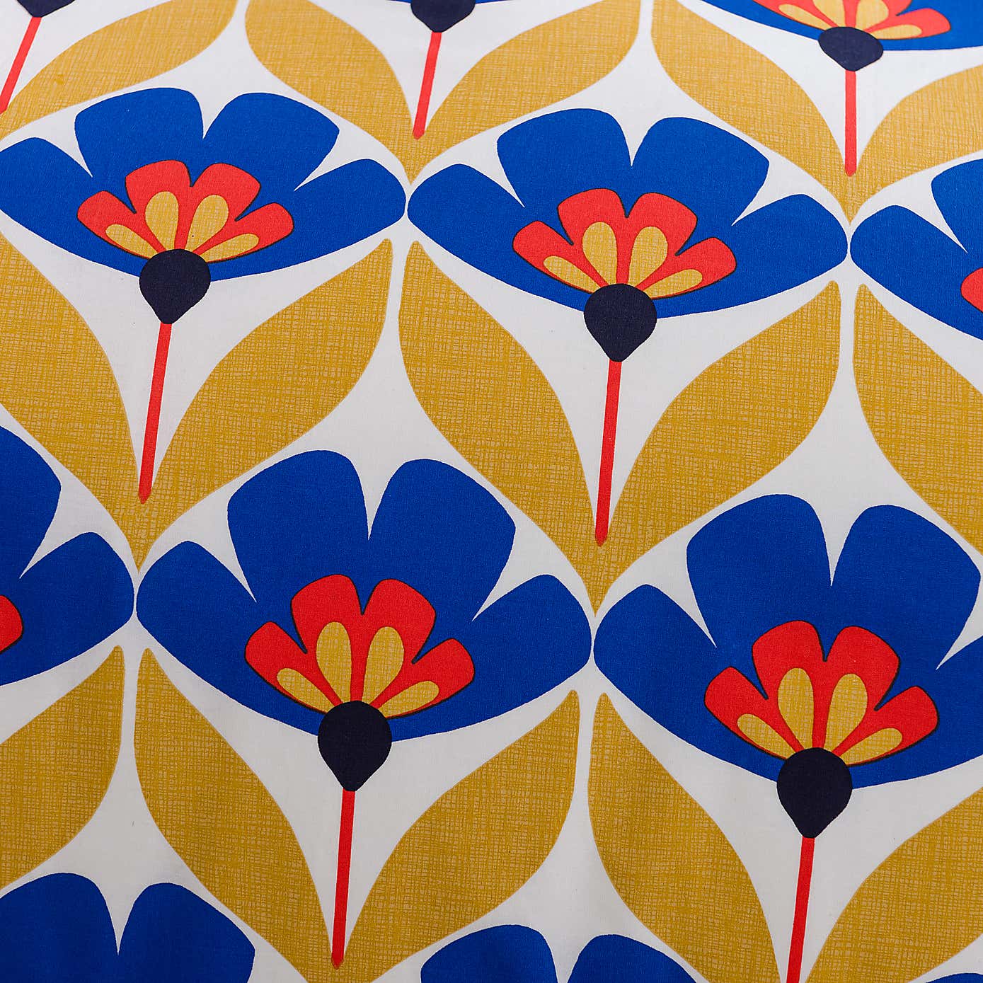 Tallie Retro Cotton Duvet Cover & Pillowcase Set