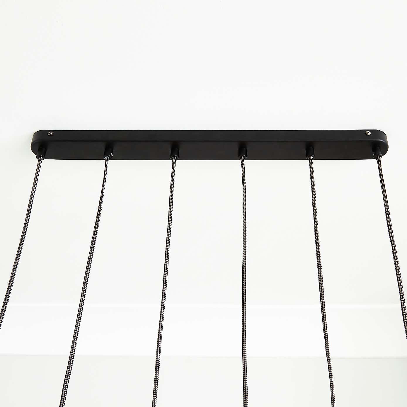 Eli Milky 6 Light Cluster Ceiling Light