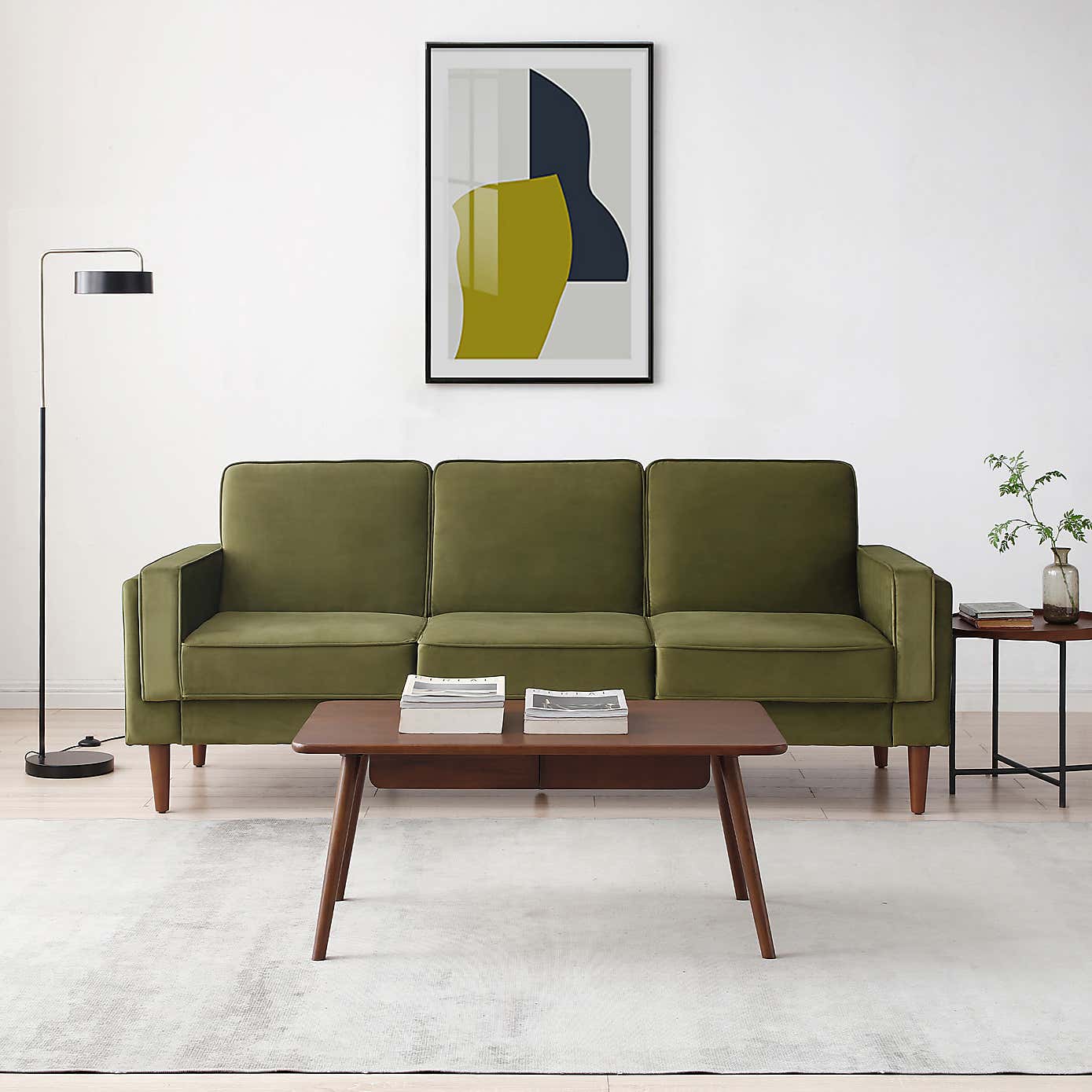 Brady Velvet Double Sofa Bed