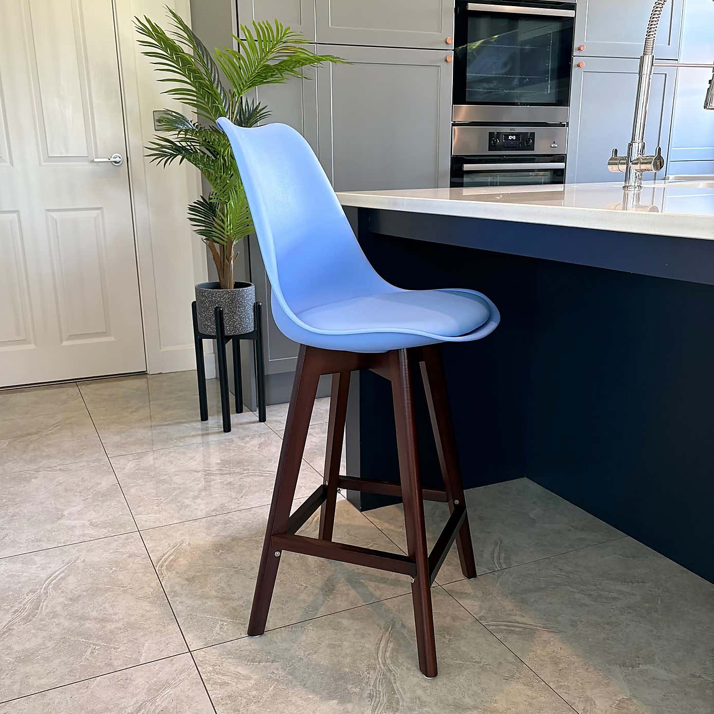 Fusion Living Soho Plastic Bar Stool