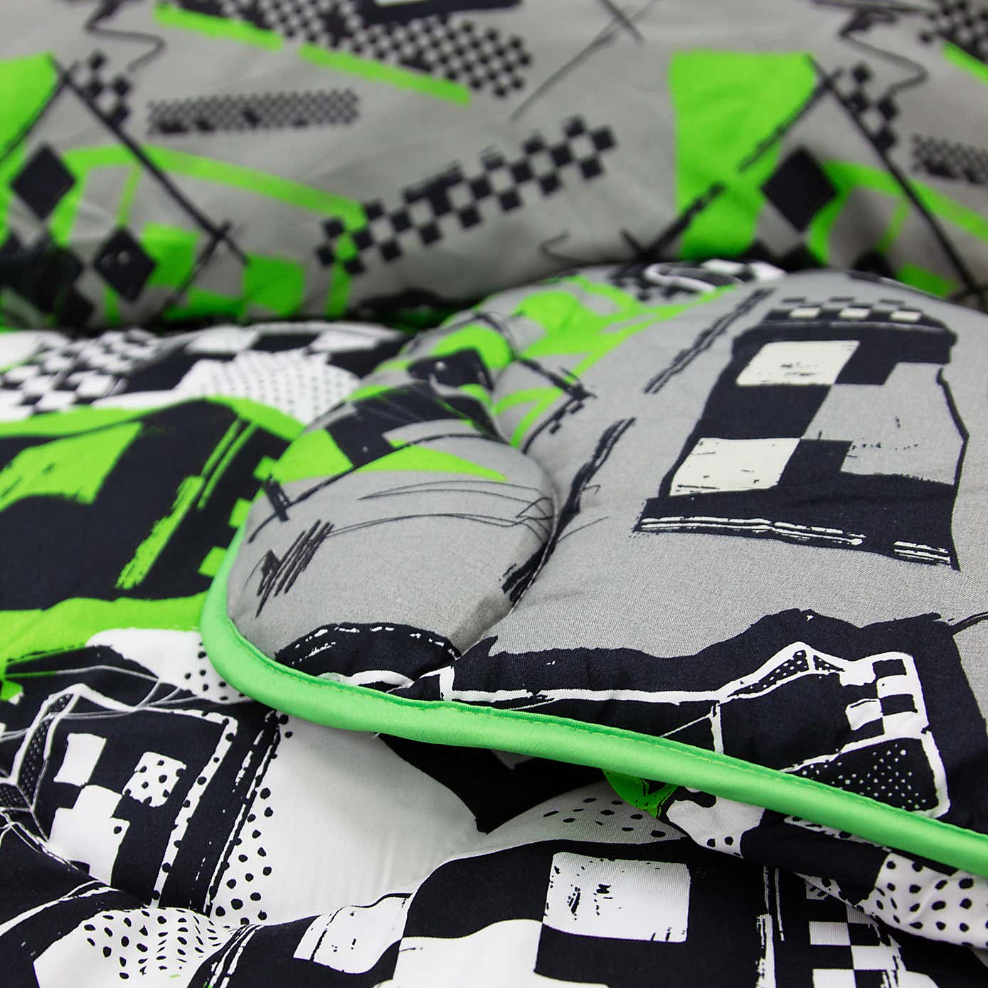 Minecraft Mixed Up 10.5 Tog Single Coverless Duvet and Pillowcase Set