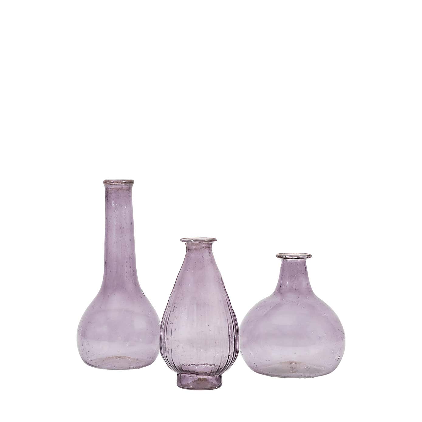 Hinkley Set of 3 Glass Vases