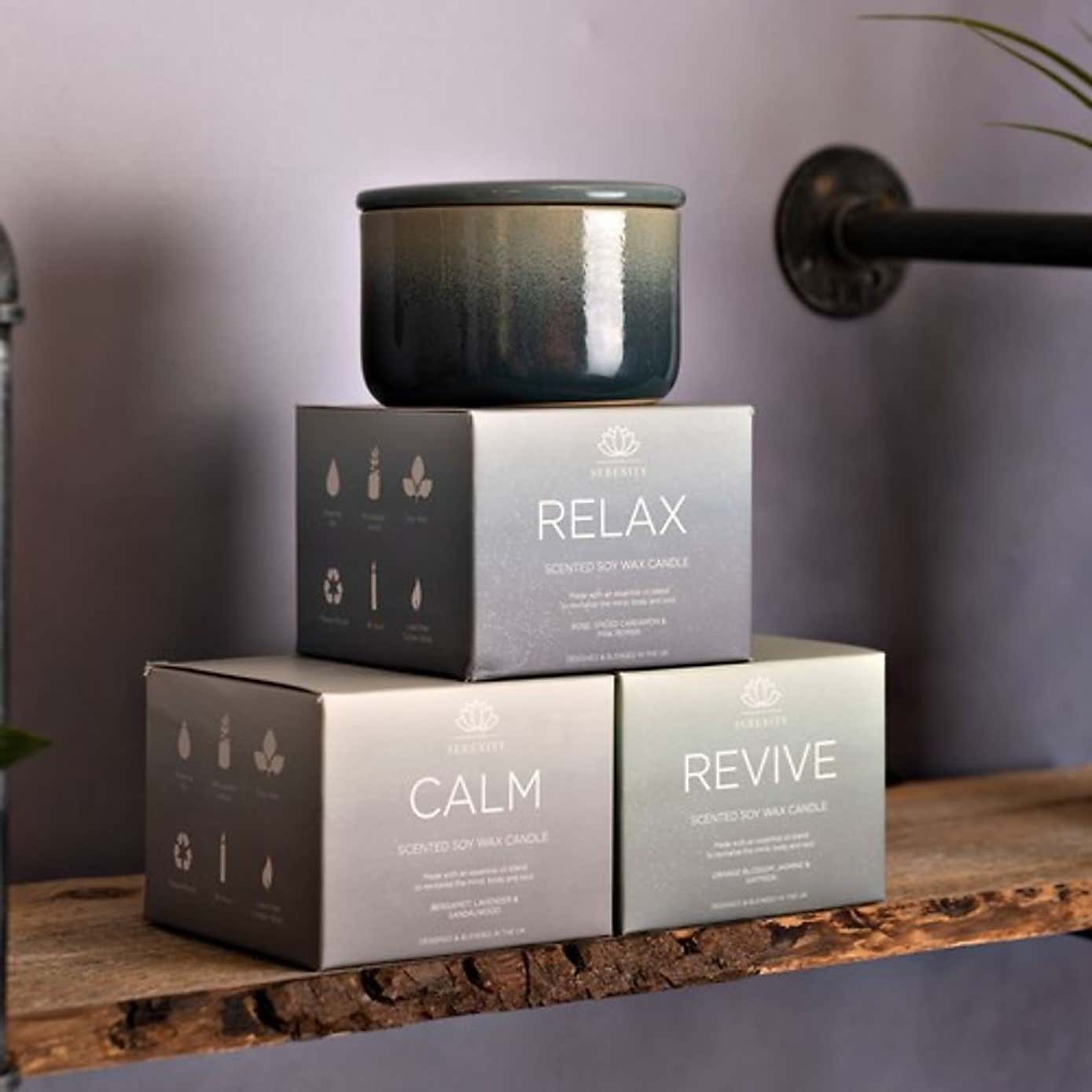 Serenity Ceramic Relax Candle 430g