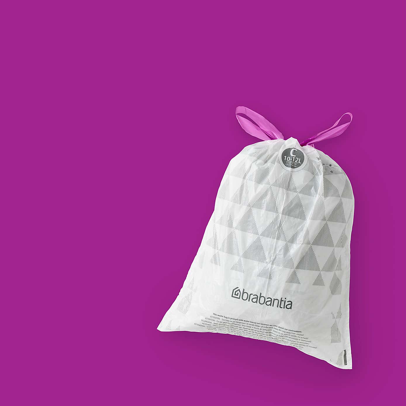 Brabantia Pack of 200 10-12L Code C PerfectFit Bin Bags