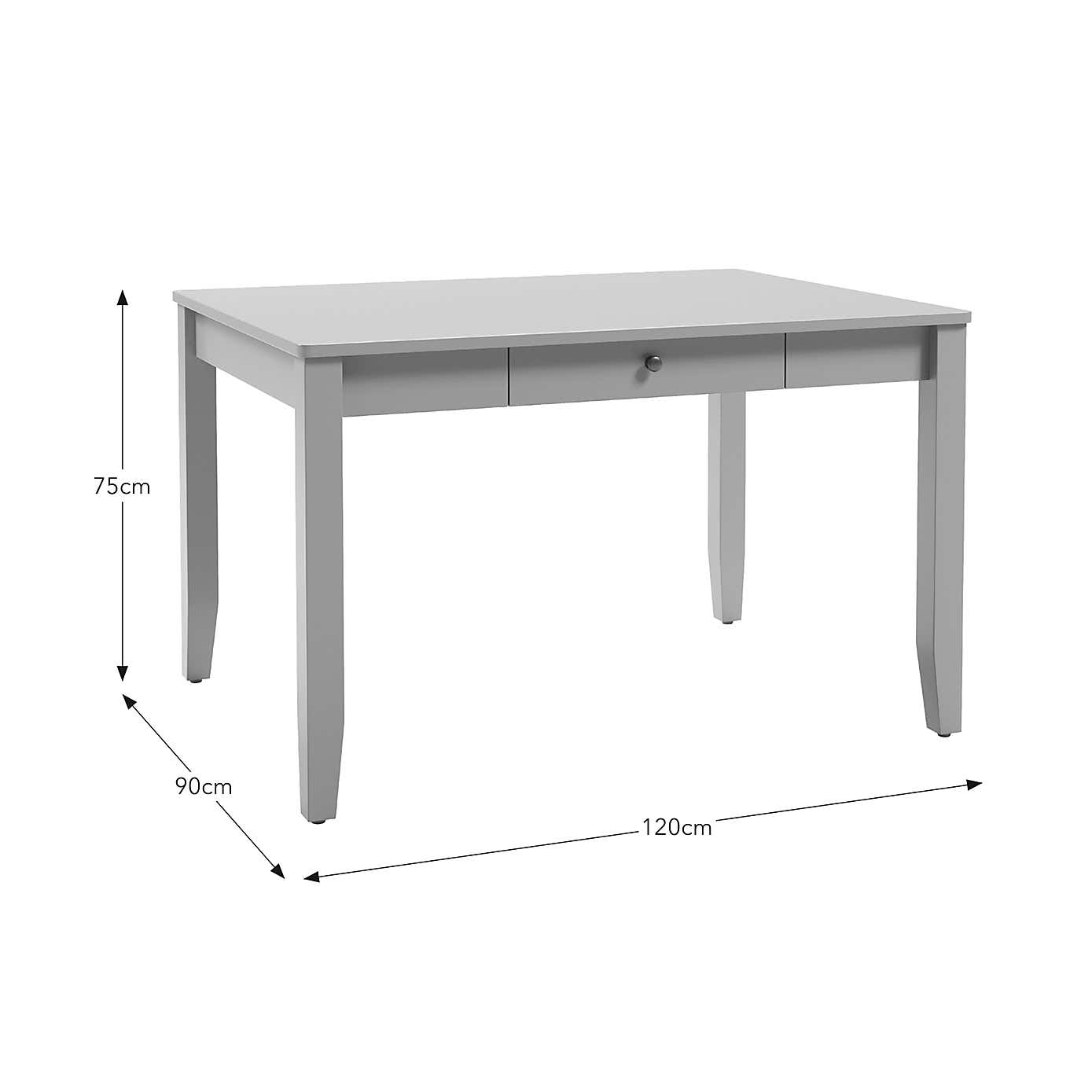 Lynton Compact Rectangular 4 Seater Dining Table