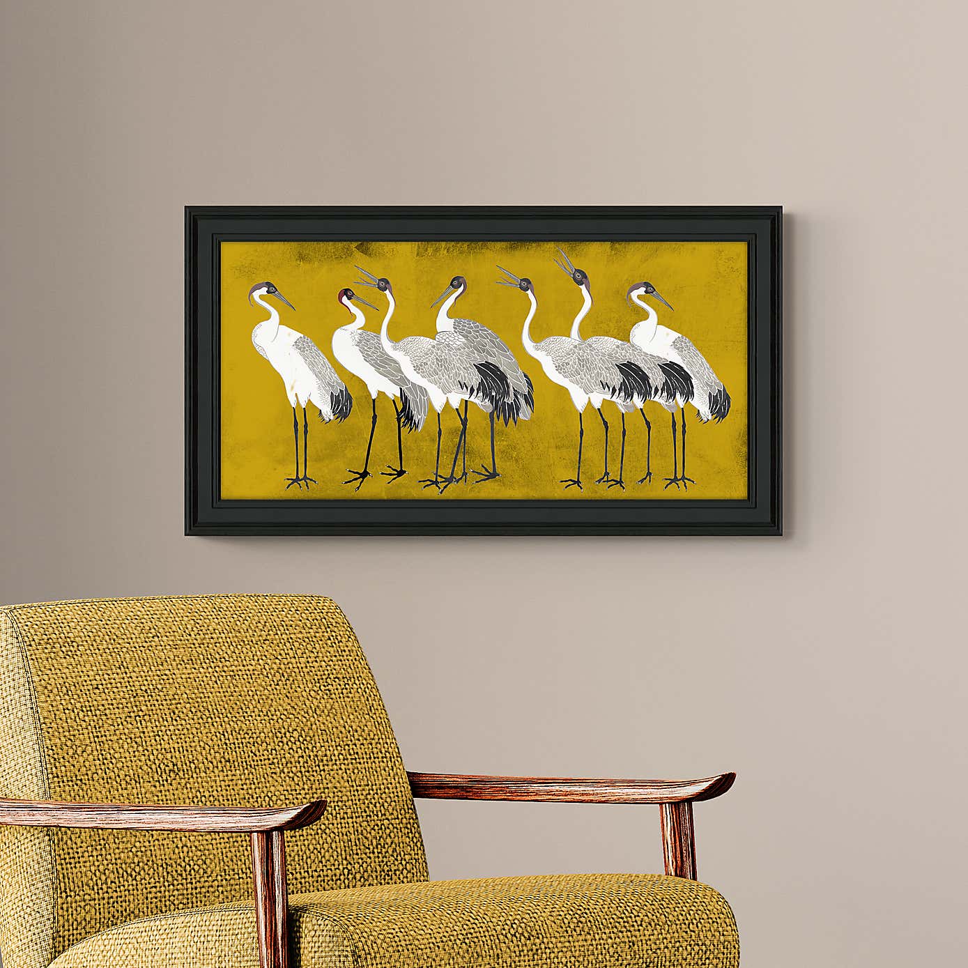 Song Of The Crane Framed Print