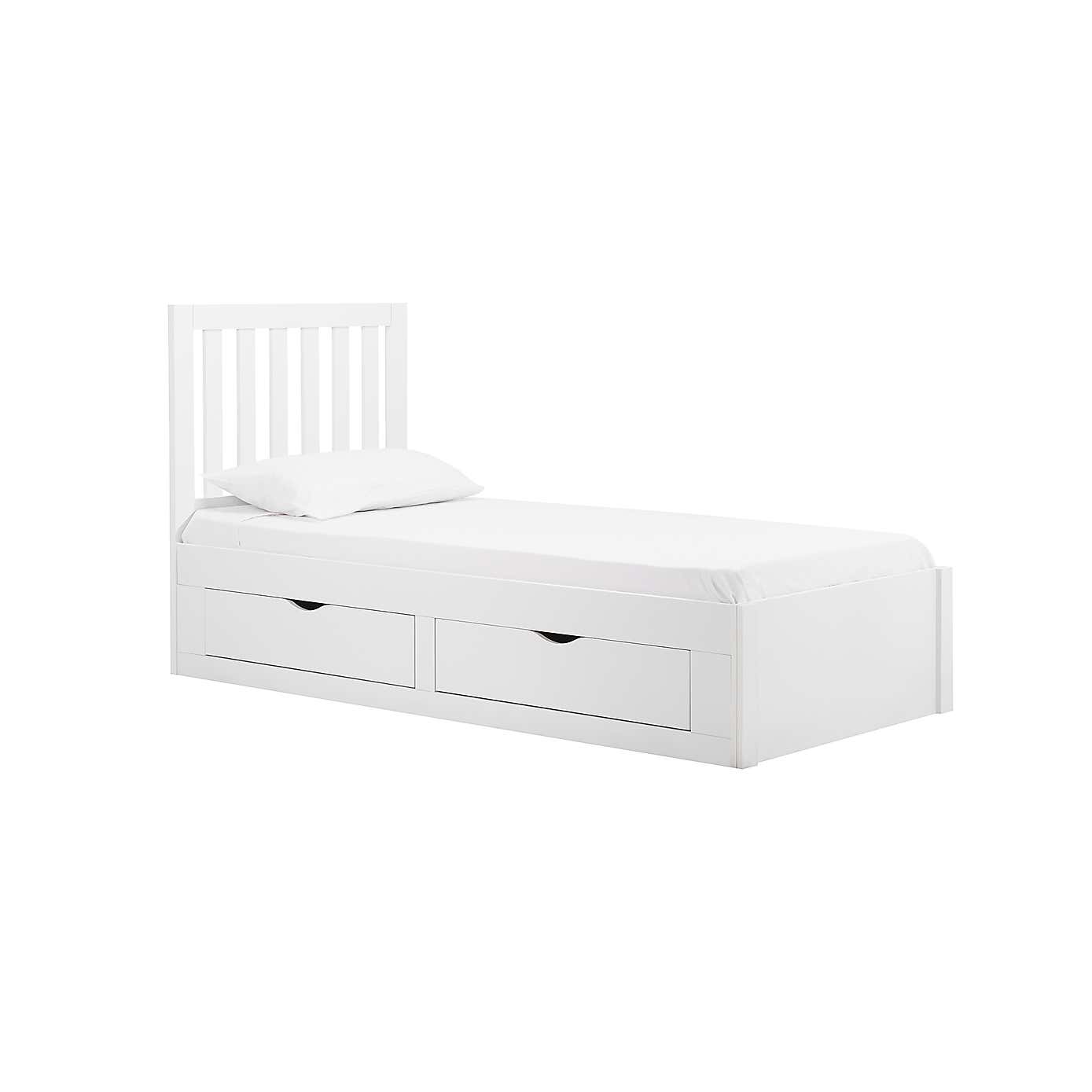 Appleby Single Bed, White