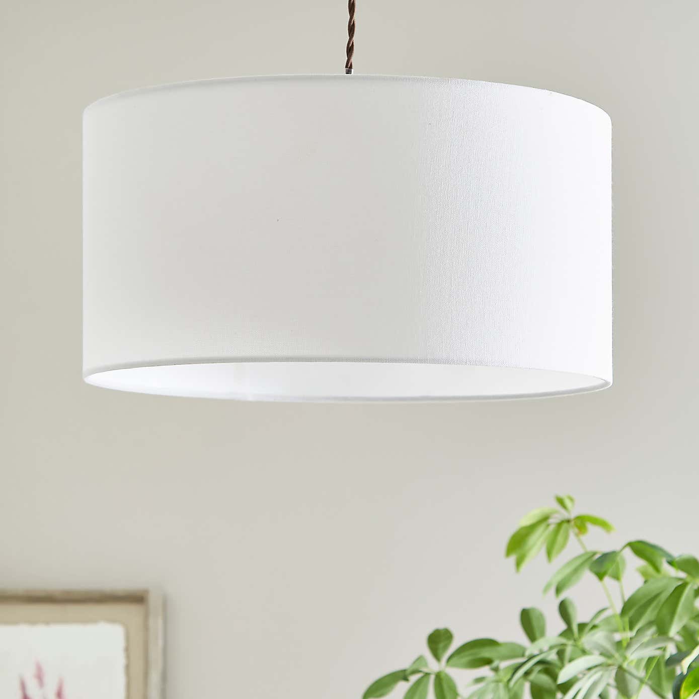 Luna Shallow Drum Lamp Shade