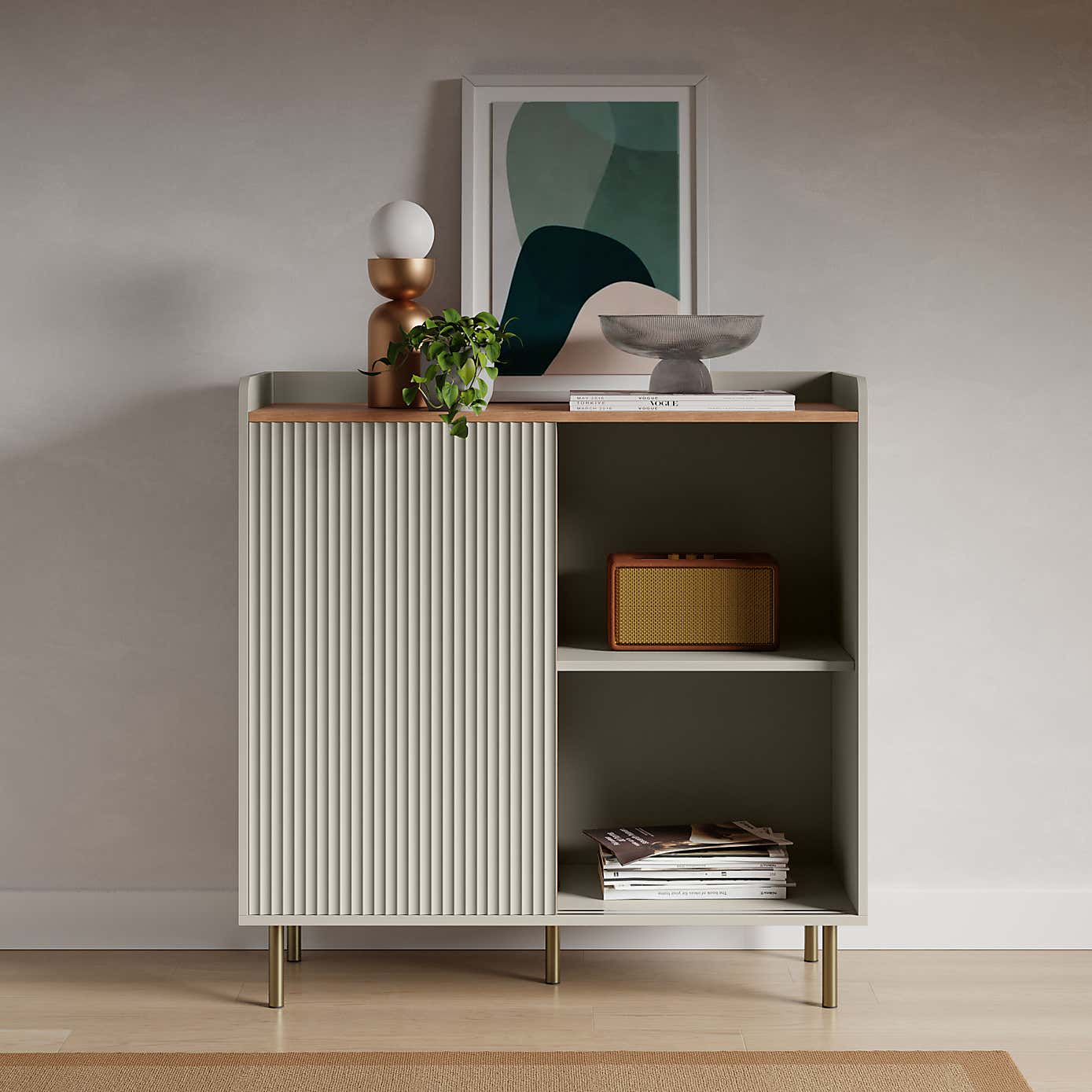 Georgi Small Sideboard Black