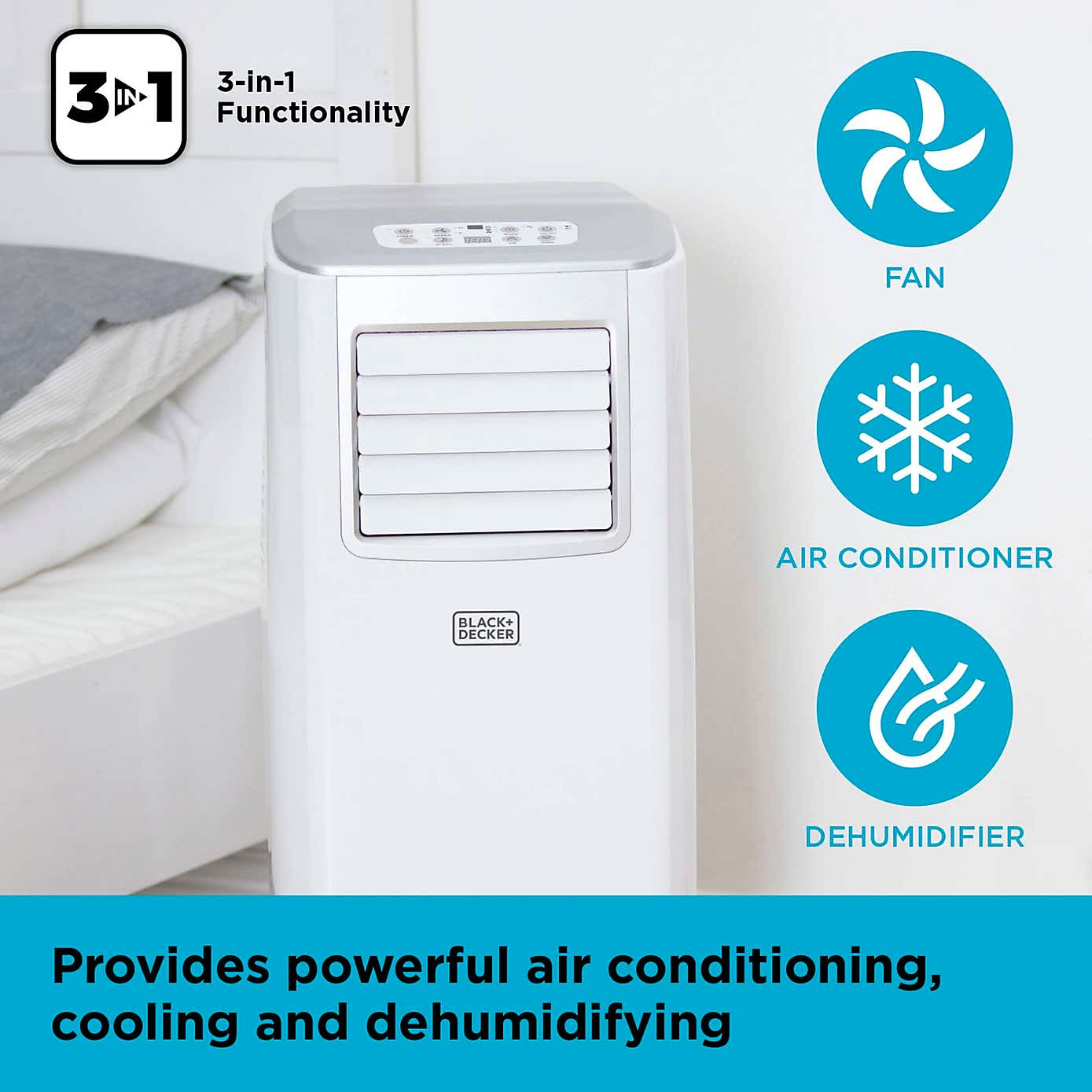 Portable 3 in 1 Air Conditioner