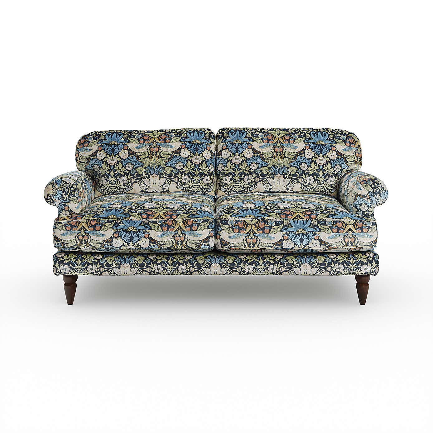 William Morris Strawberry Thief Velvet Fabric Sample