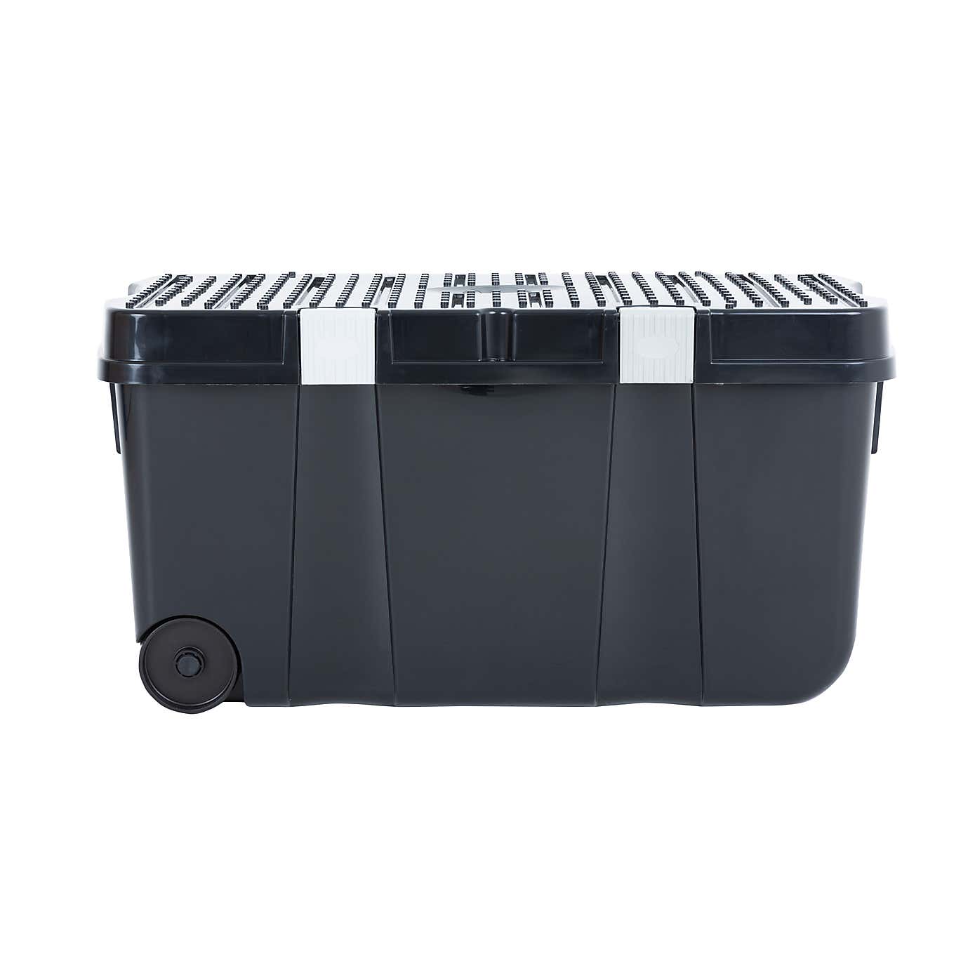 Wham DIY 100L Black Tough Storage Cart