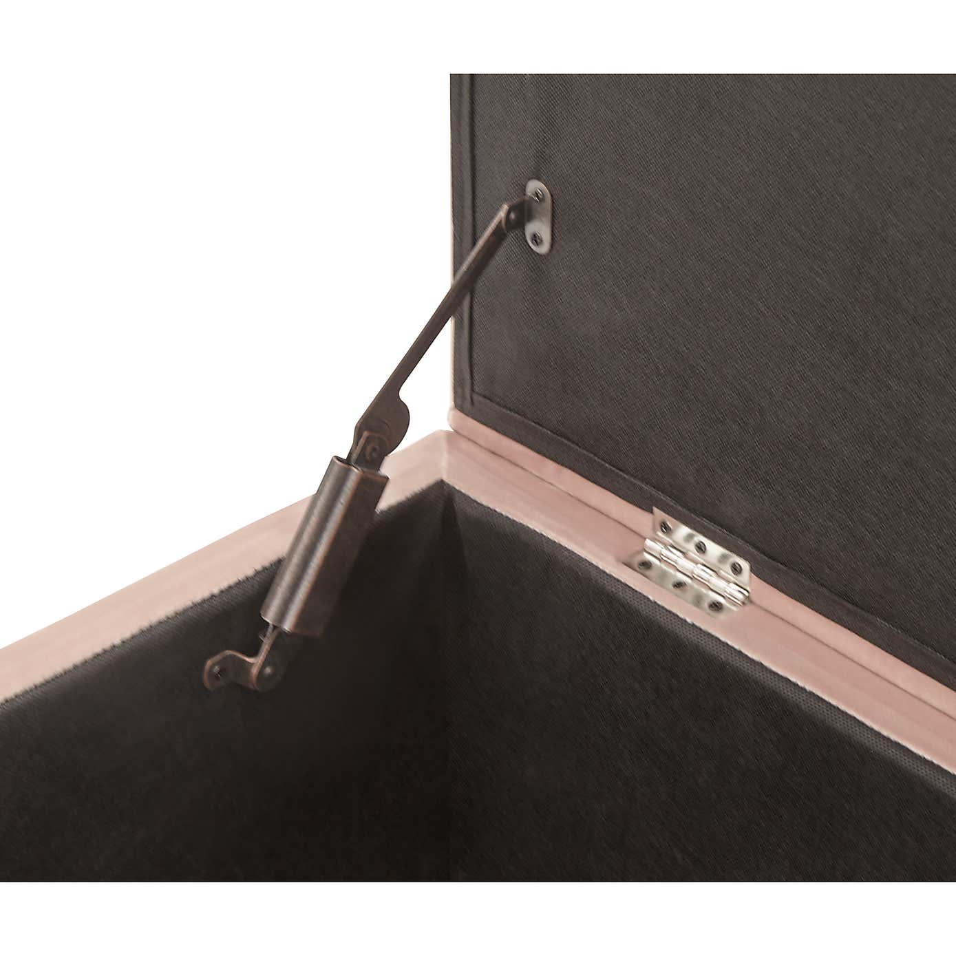 Mystica Velour Ottoman Storage Bench