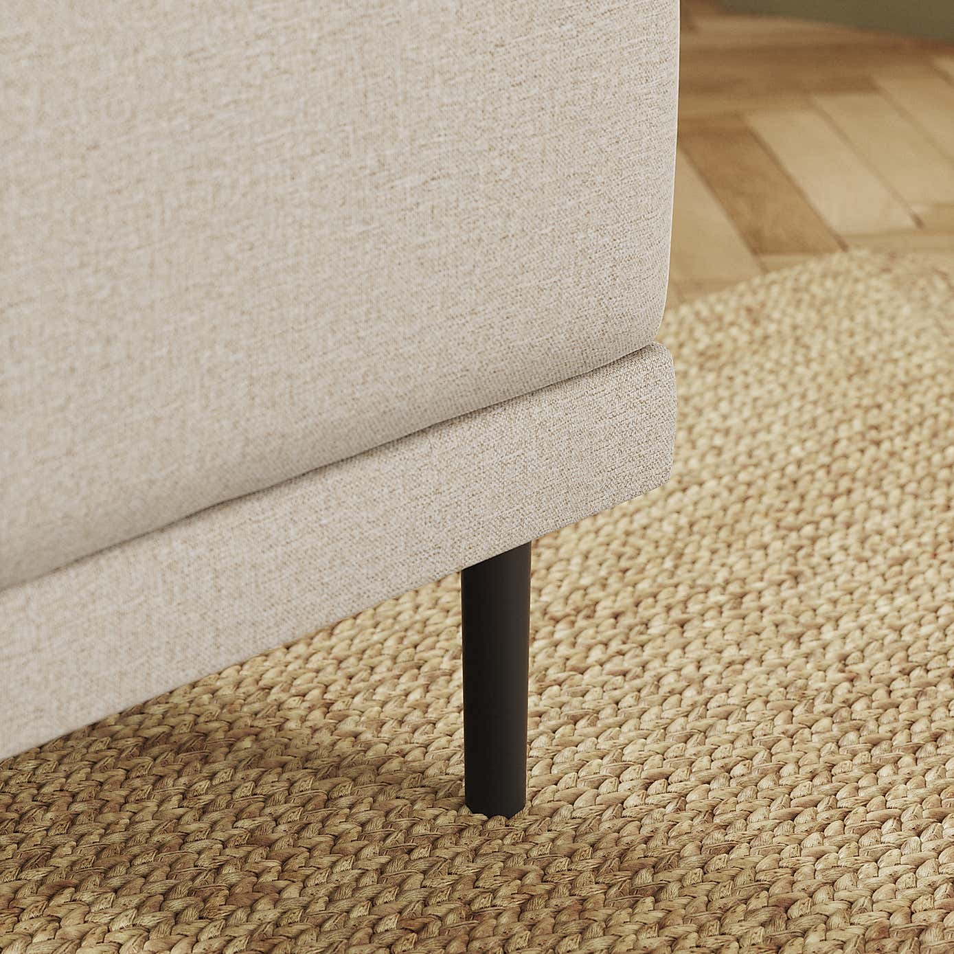 Mae Small Dining Bench, Textured Weave