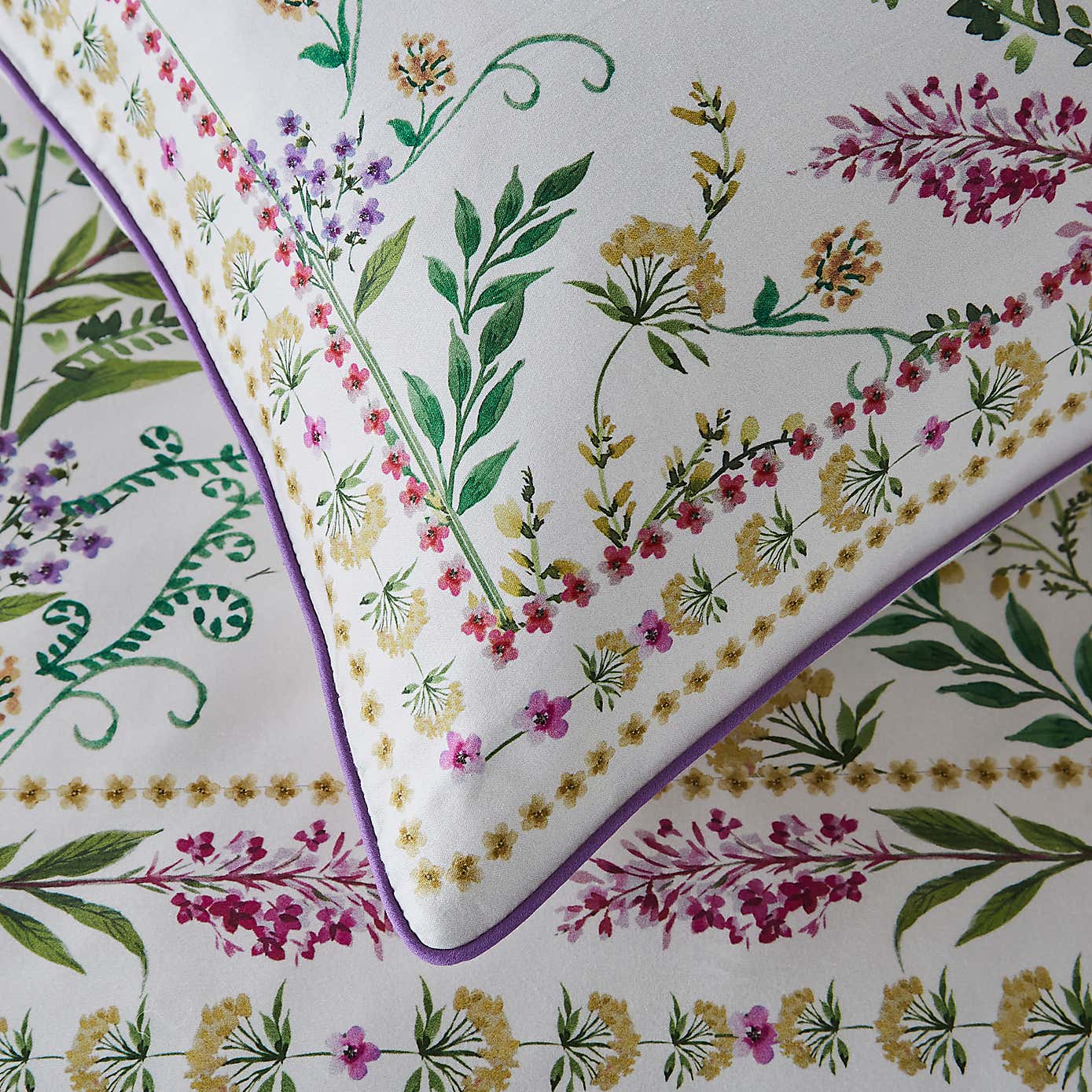 Dorma Botanical Panel Standard Pillowcase Pair