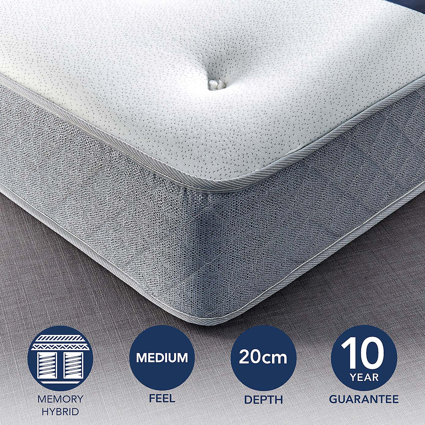 Fogarty Just Right Memory Foam Top Open Coil Mattress